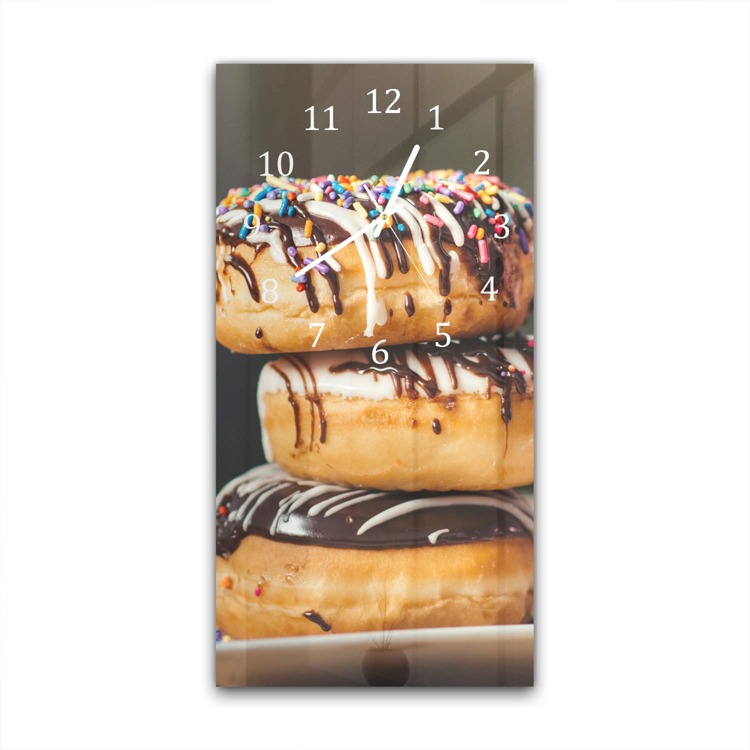 Wanduhr 30x60 - Donuts