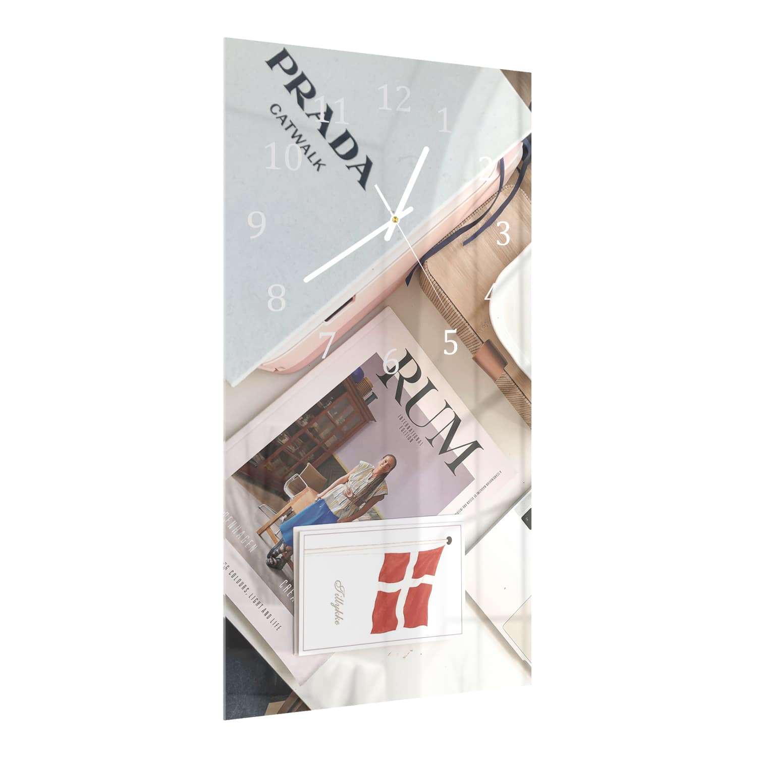 Wanduhr 30x60 - Modebücher