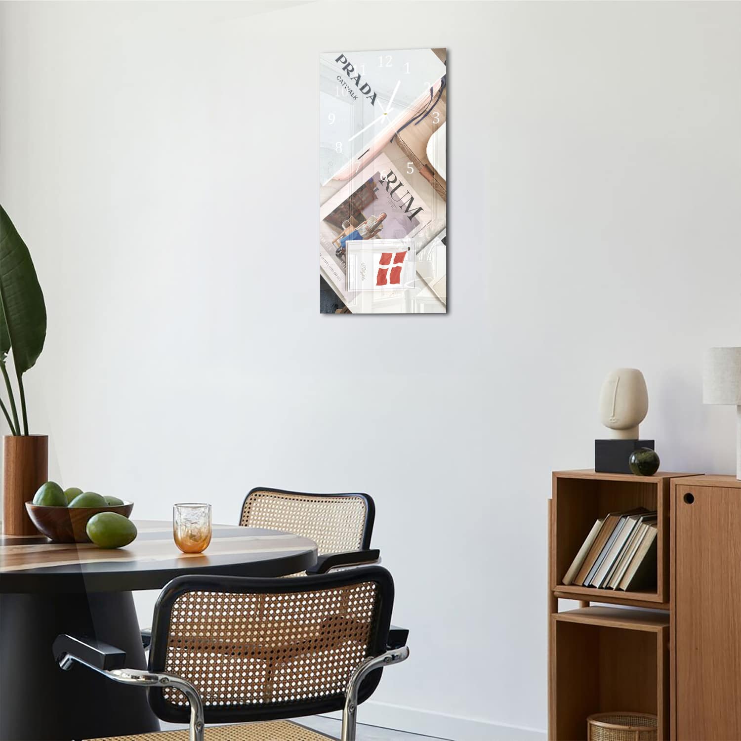 Wanduhr 30x60 - Modebücher