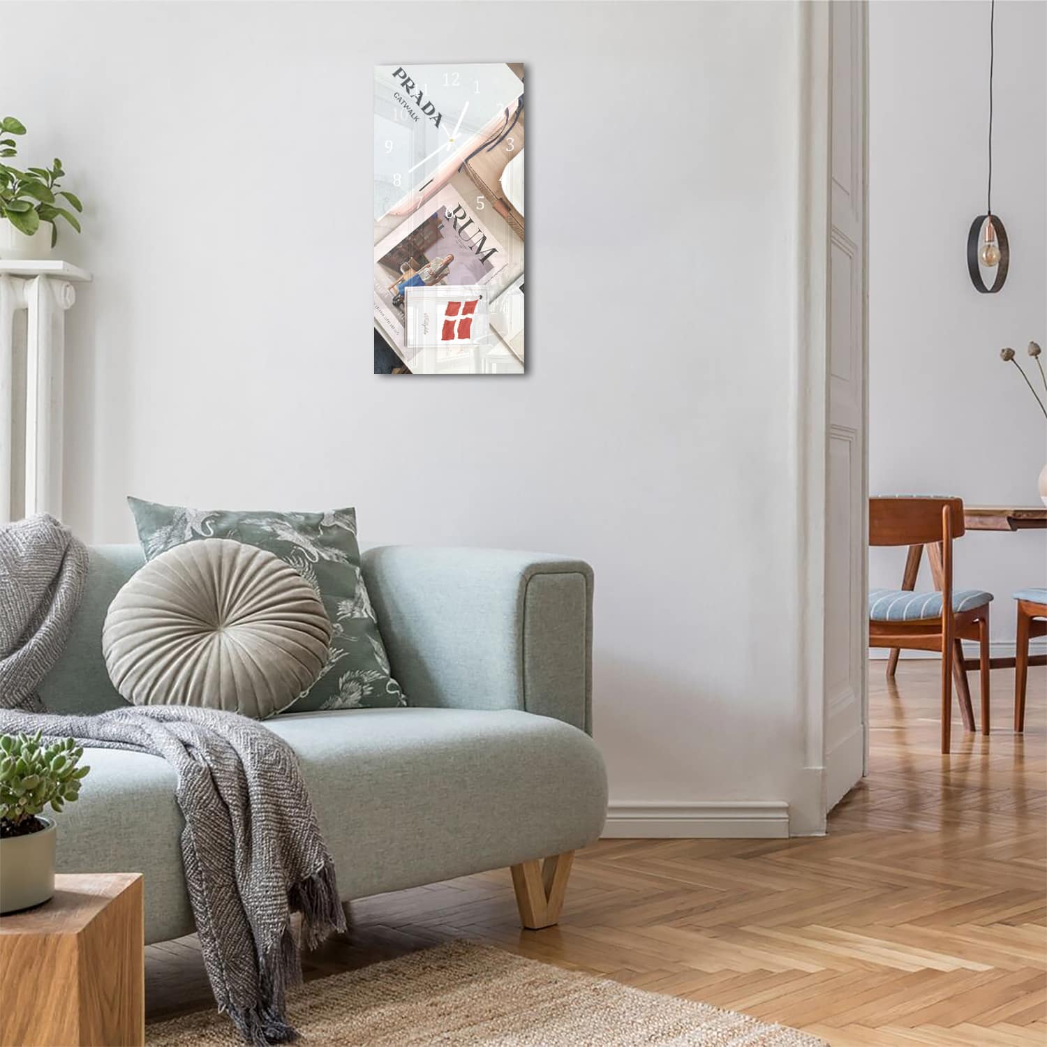 Wanduhr 30x60 - Modebücher