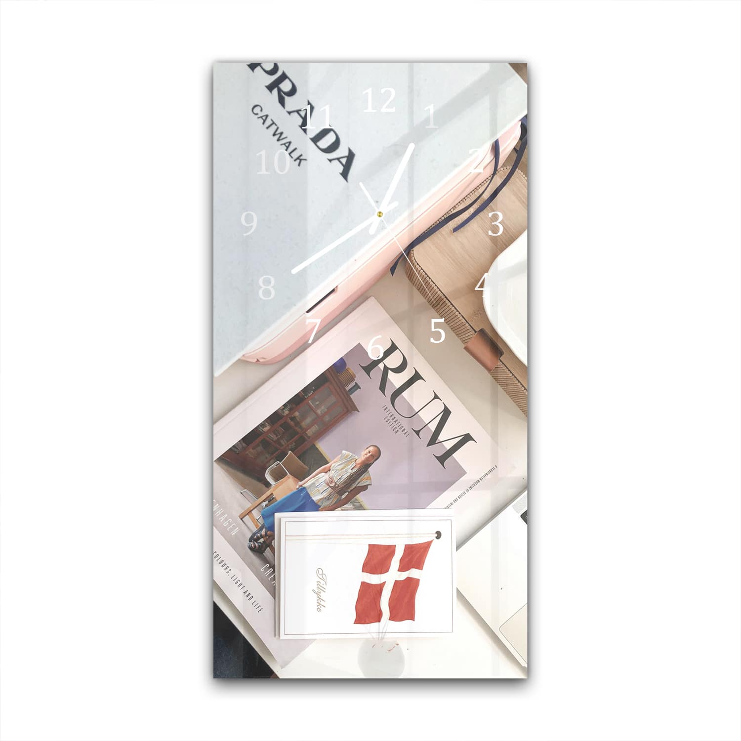 Wanduhr 30x60 - Modebücher