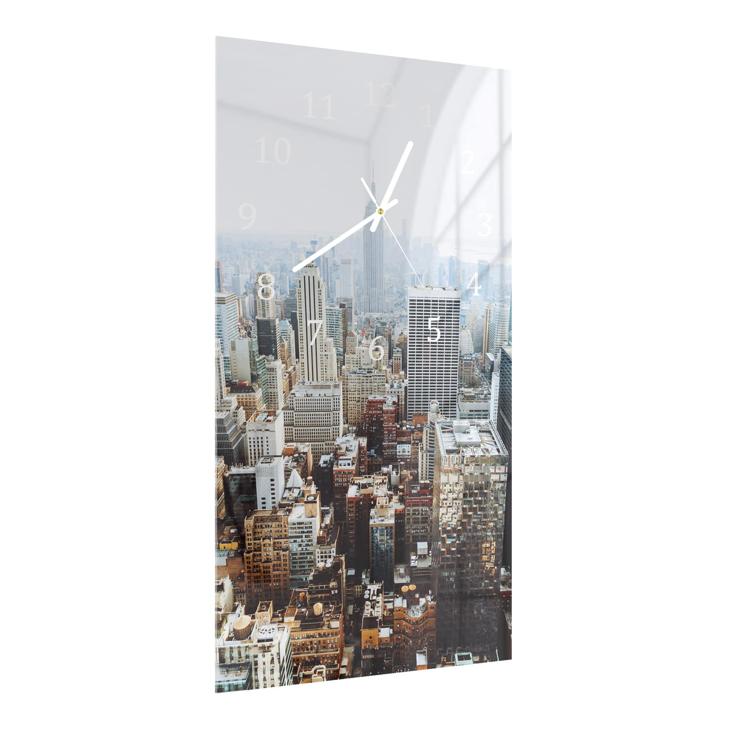 Wanduhr 30x60 - New Yorker Skyline
