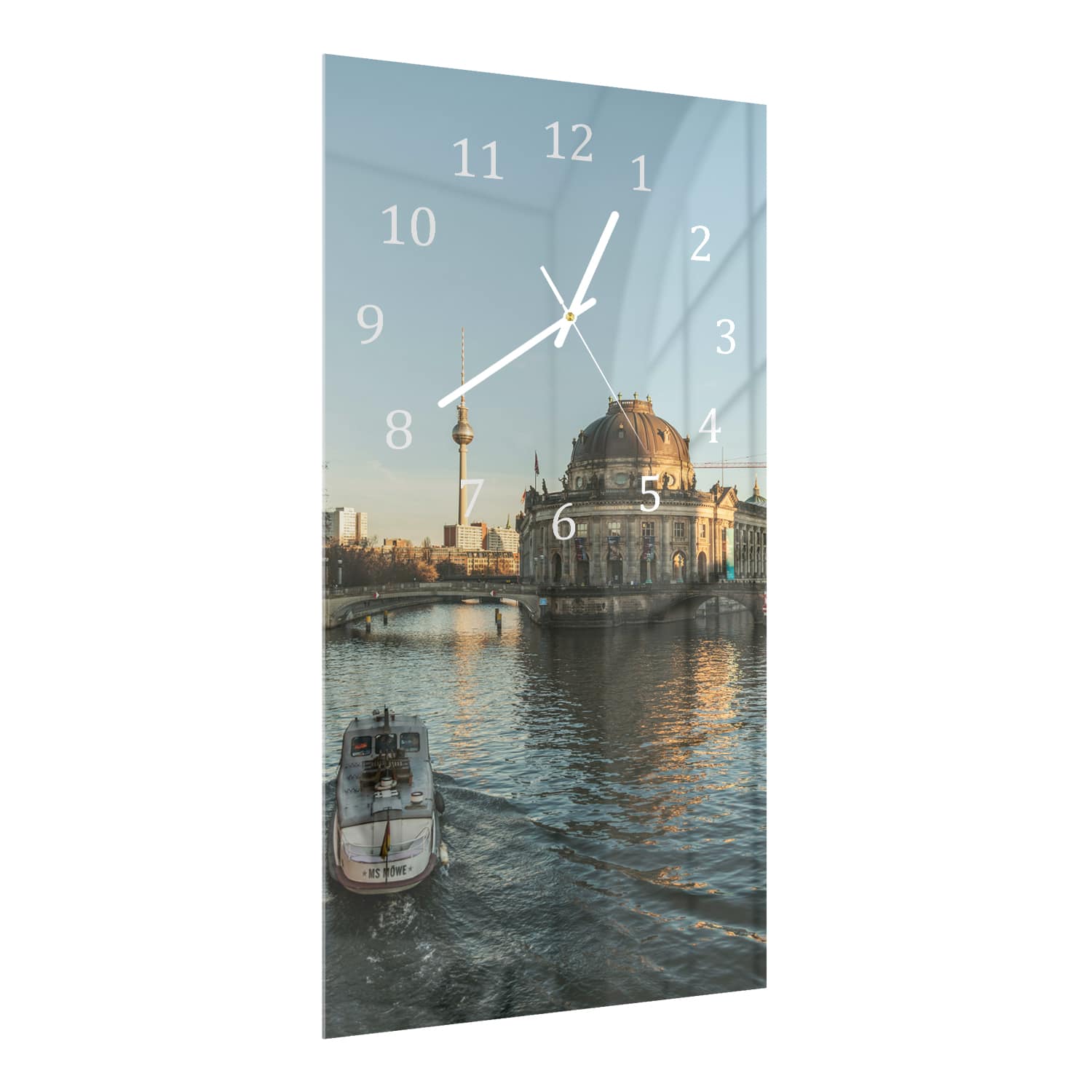 Wanduhr 30x60 - Berliner Stadtfahrt