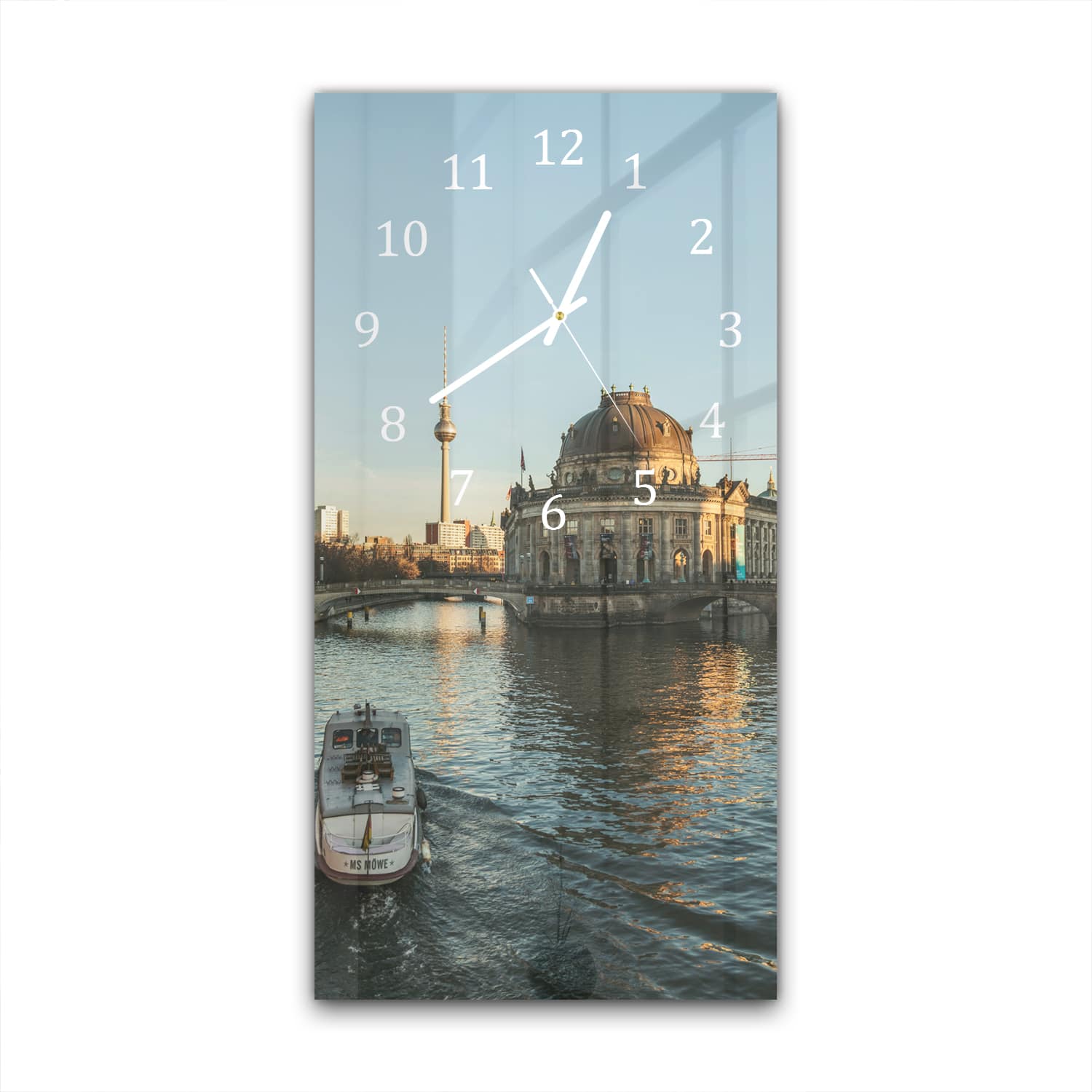 Wanduhr 30x60 - Berliner Stadtfahrt