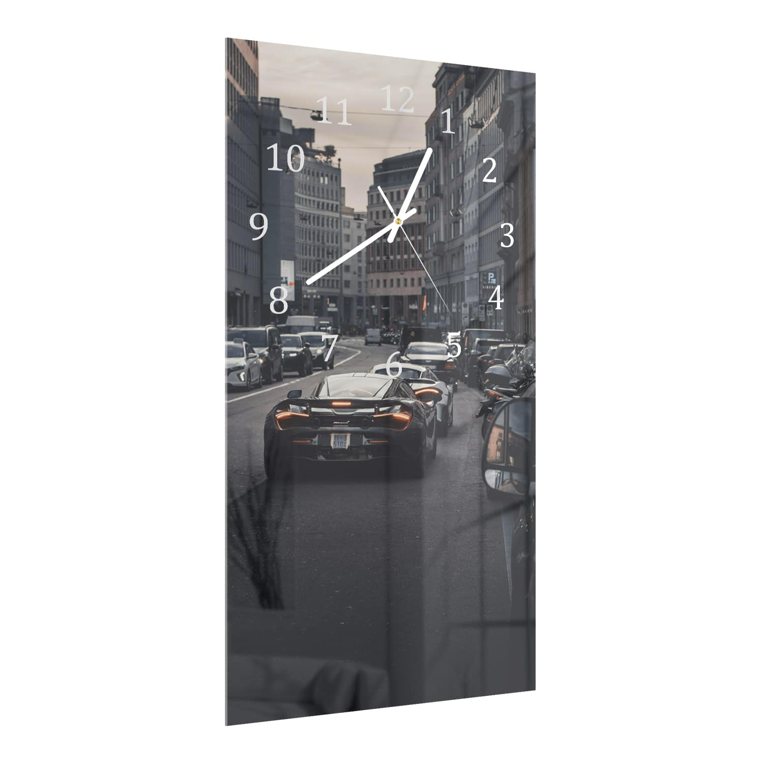 Wanduhr 30x60 - McLaren Schlange