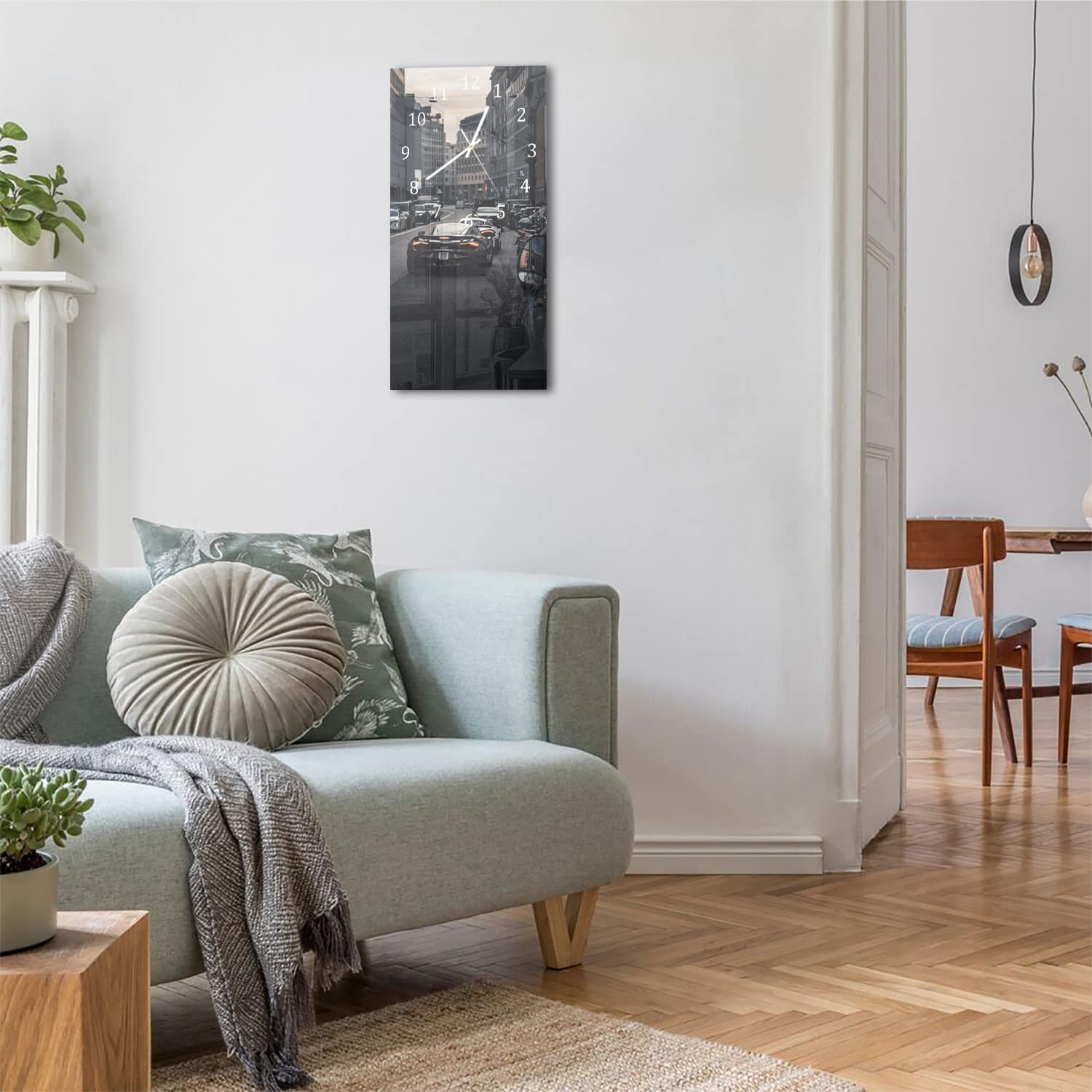 Wanduhr 30x60 - McLaren Schlange