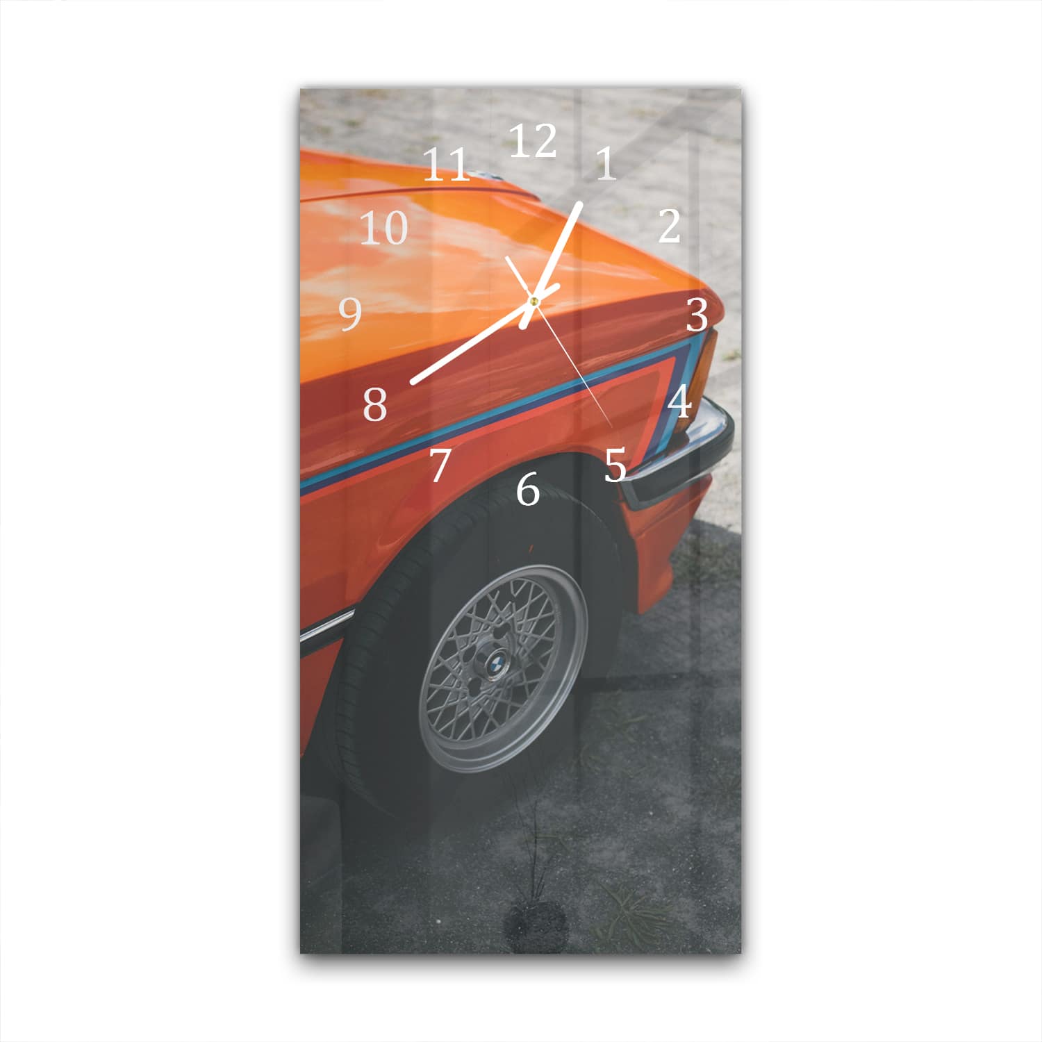 Wanduhr 30x60 - BMW Stoßstange