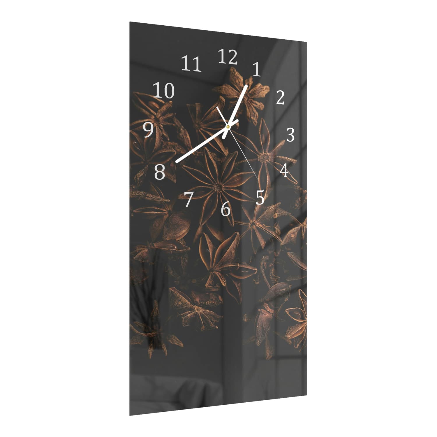 Wanduhr 30x60 - Sternanis