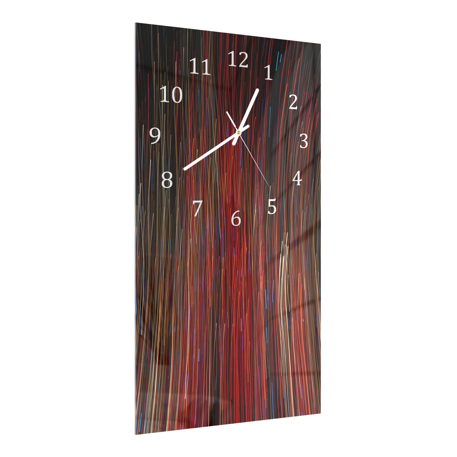 Wanduhr 30x60 - Bewegende Lichter