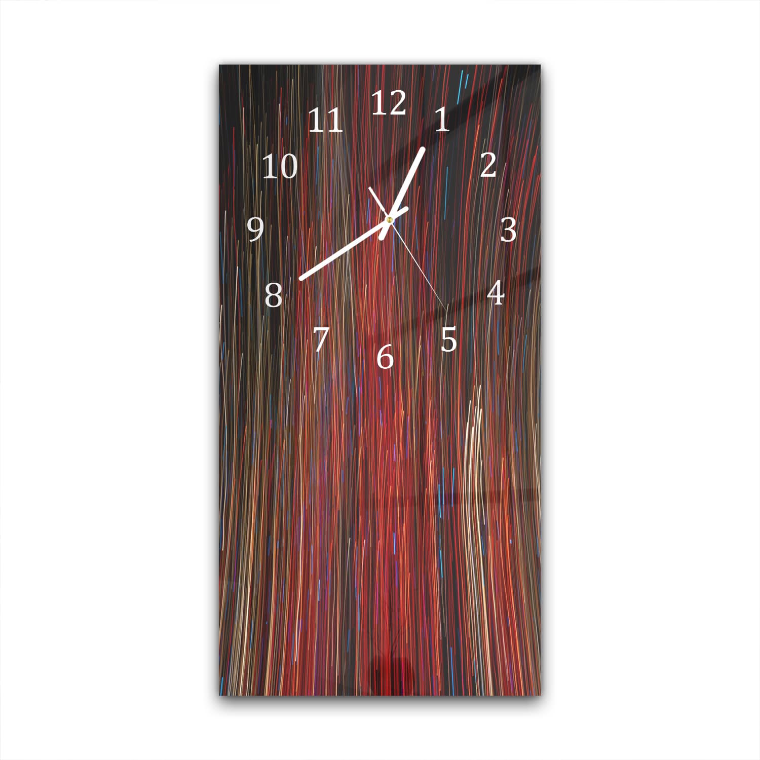 Wanduhr 30x60 - Bewegende Lichter