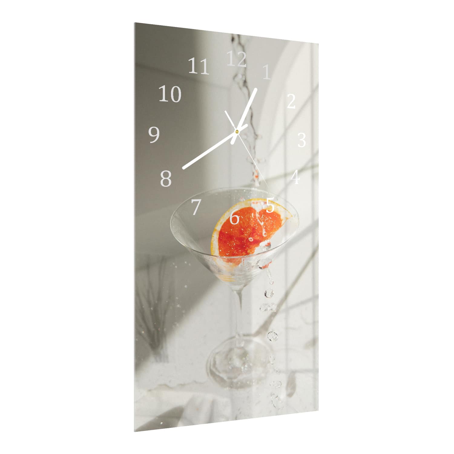 Wanduhr 30x60 - Ästhetischer Cocktail