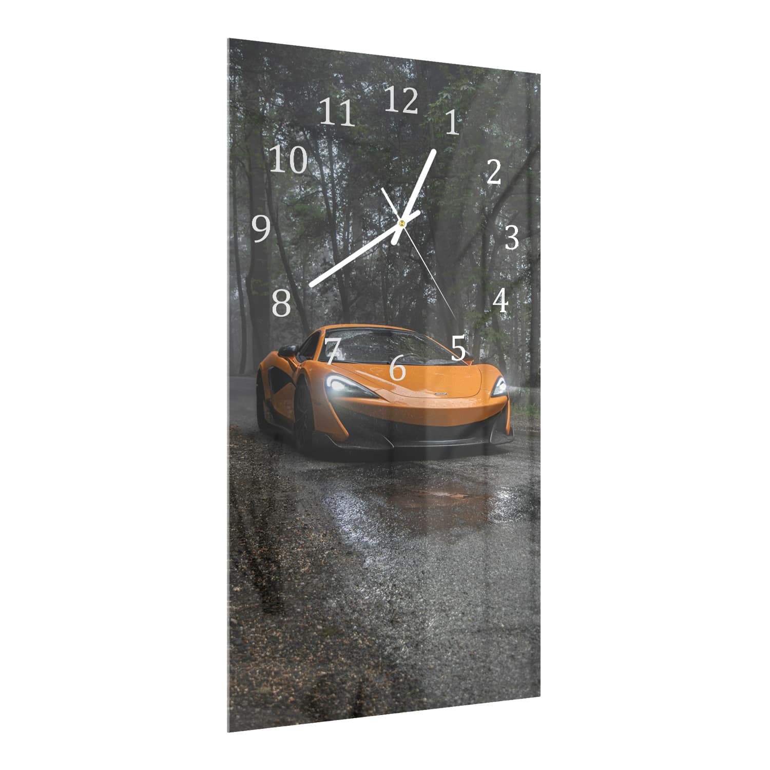 Wanduhr 30x60 - McLaren-Frontansicht