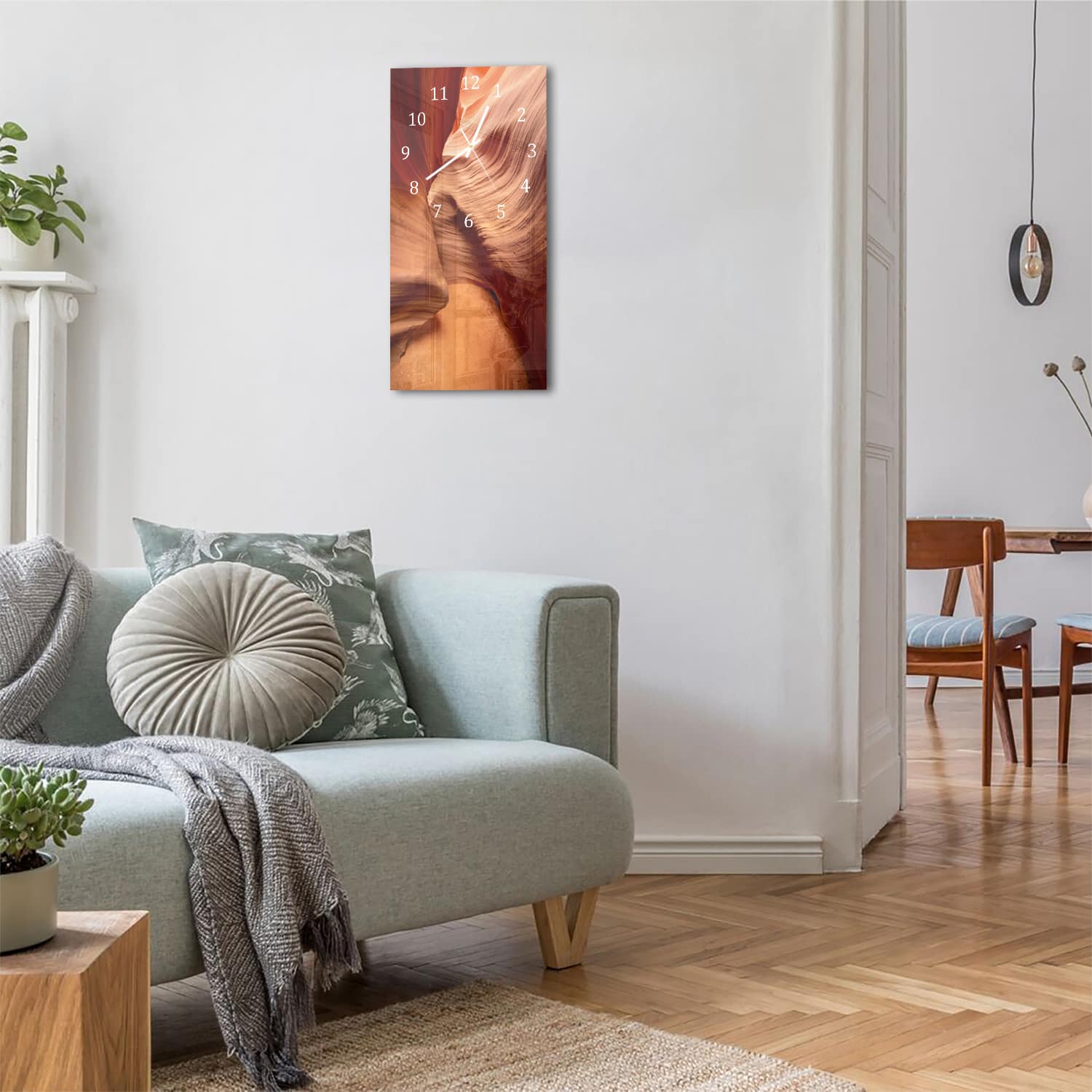 Wanduhr 30x60 - Tief in der Antelope Canyon