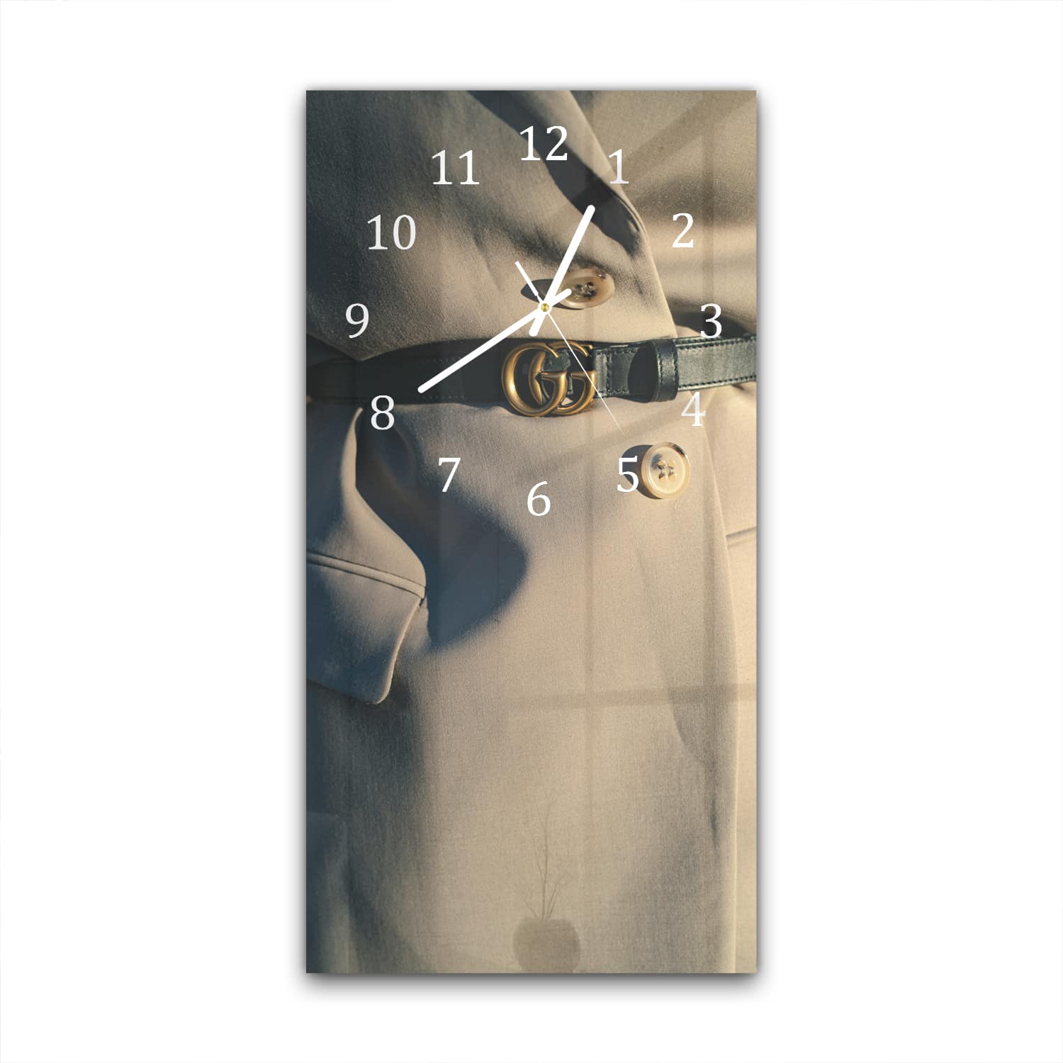 Wanduhr 30x60 - Gucci-Gürtel