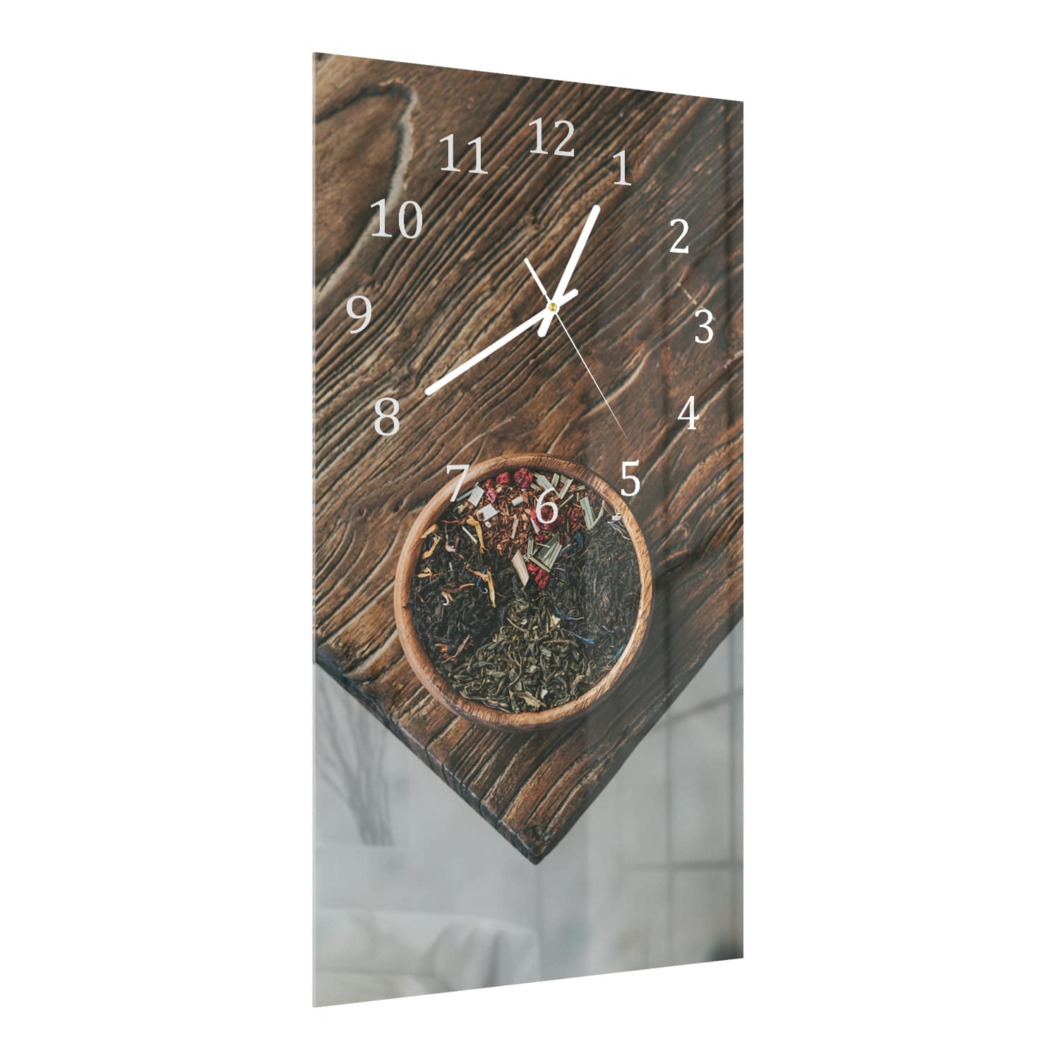 Wanduhr 30x60 - Kunst der Gewürze