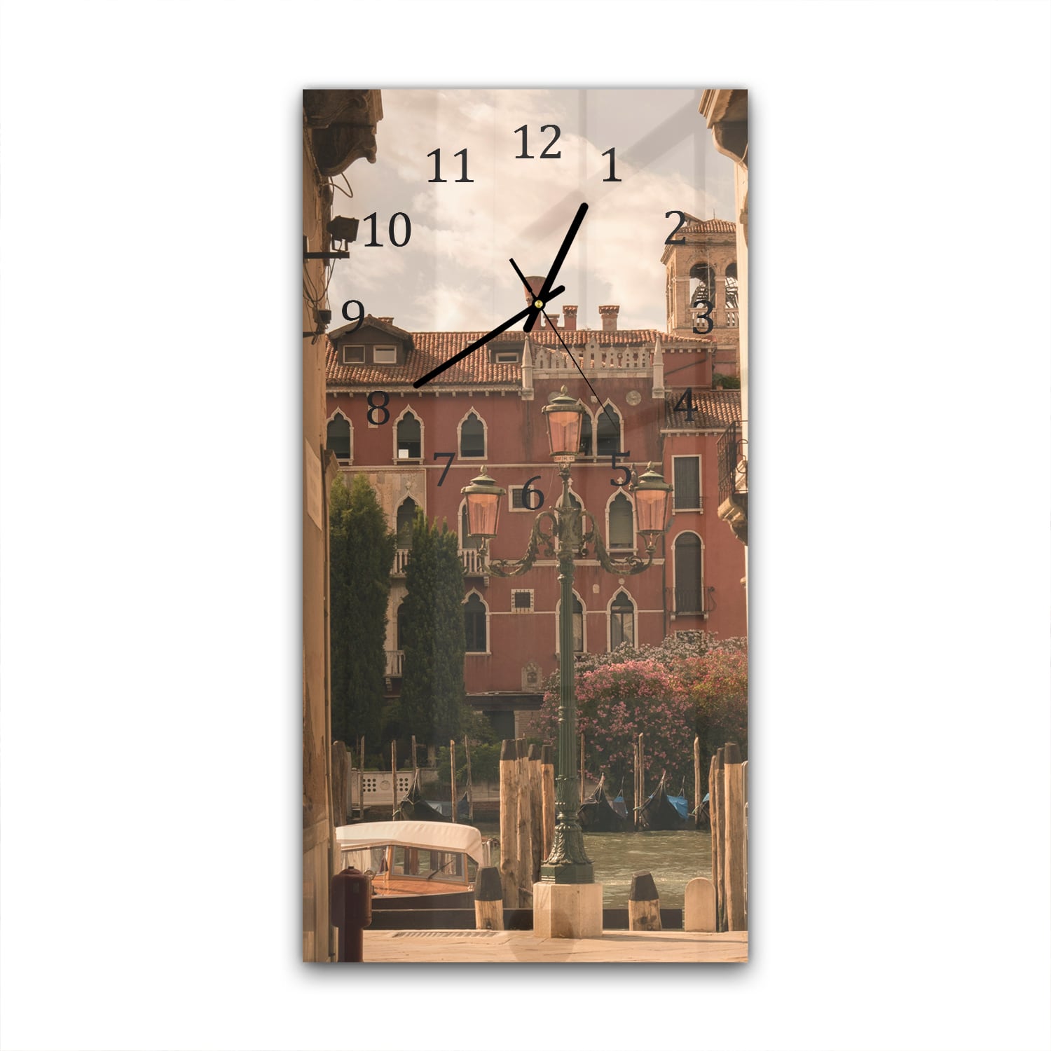 Wanduhr 30x60 - Straße von Venedig