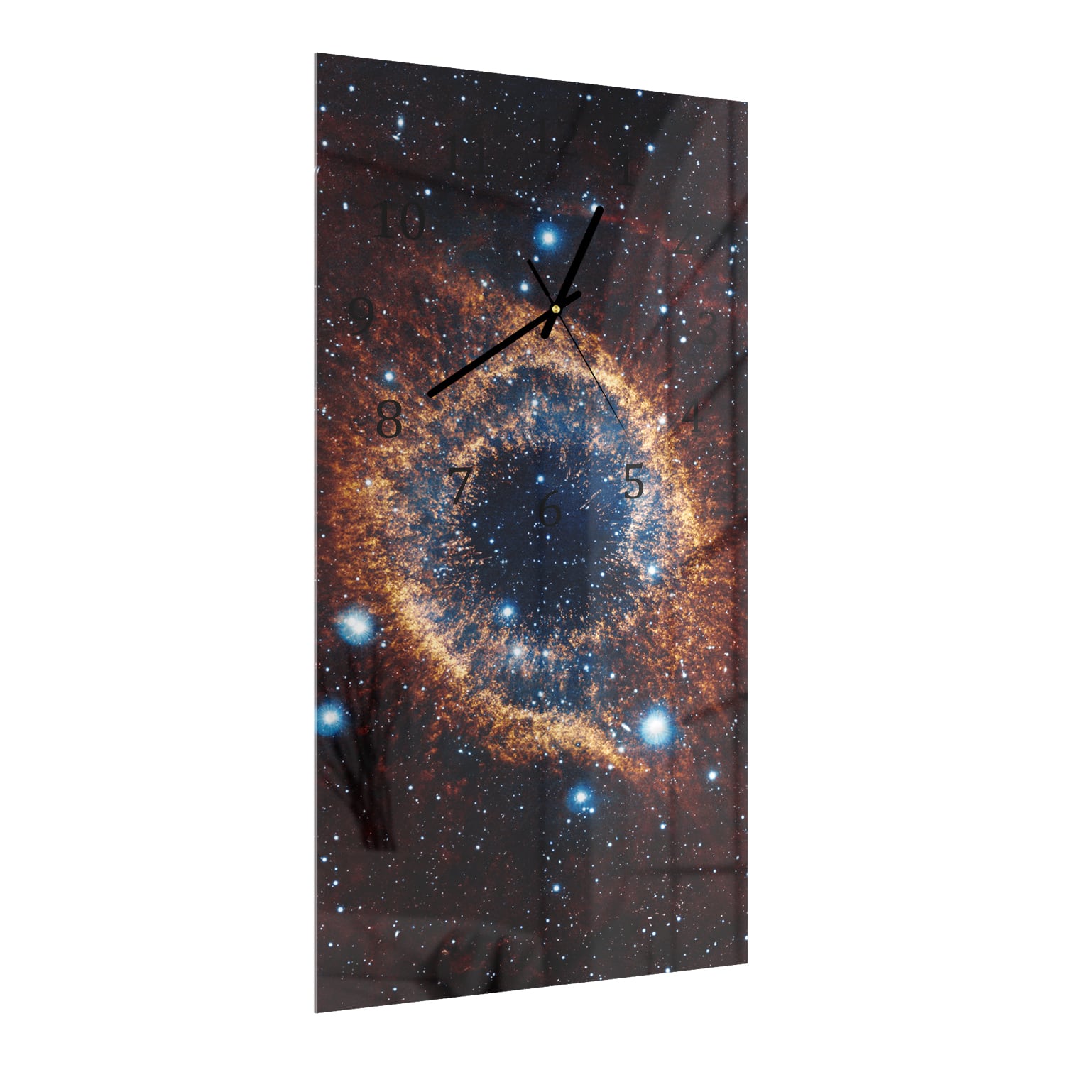 Wanduhr 30x60 - Nebel im Weltraum