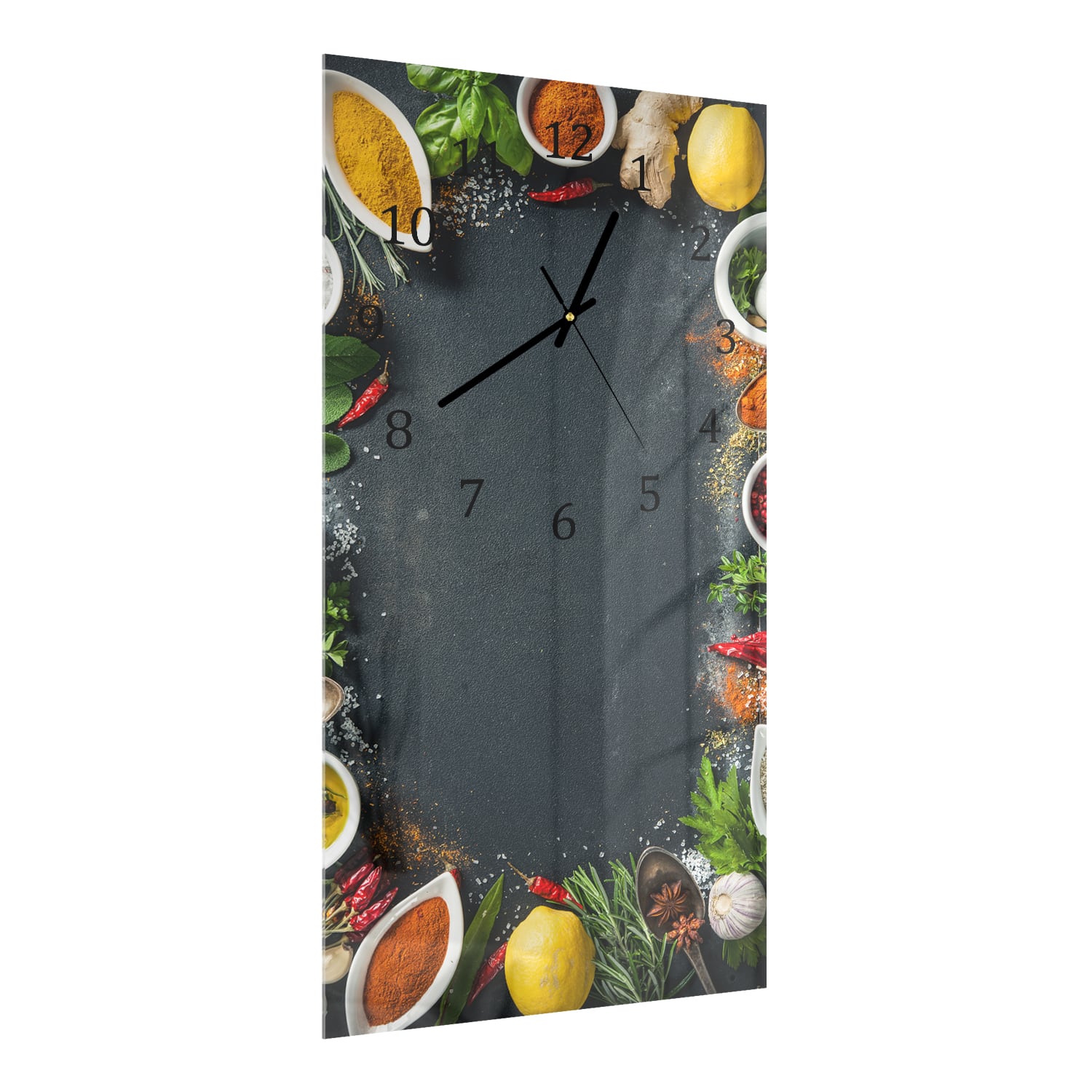 Wanduhr 30x60 - Geschmacksexplosion