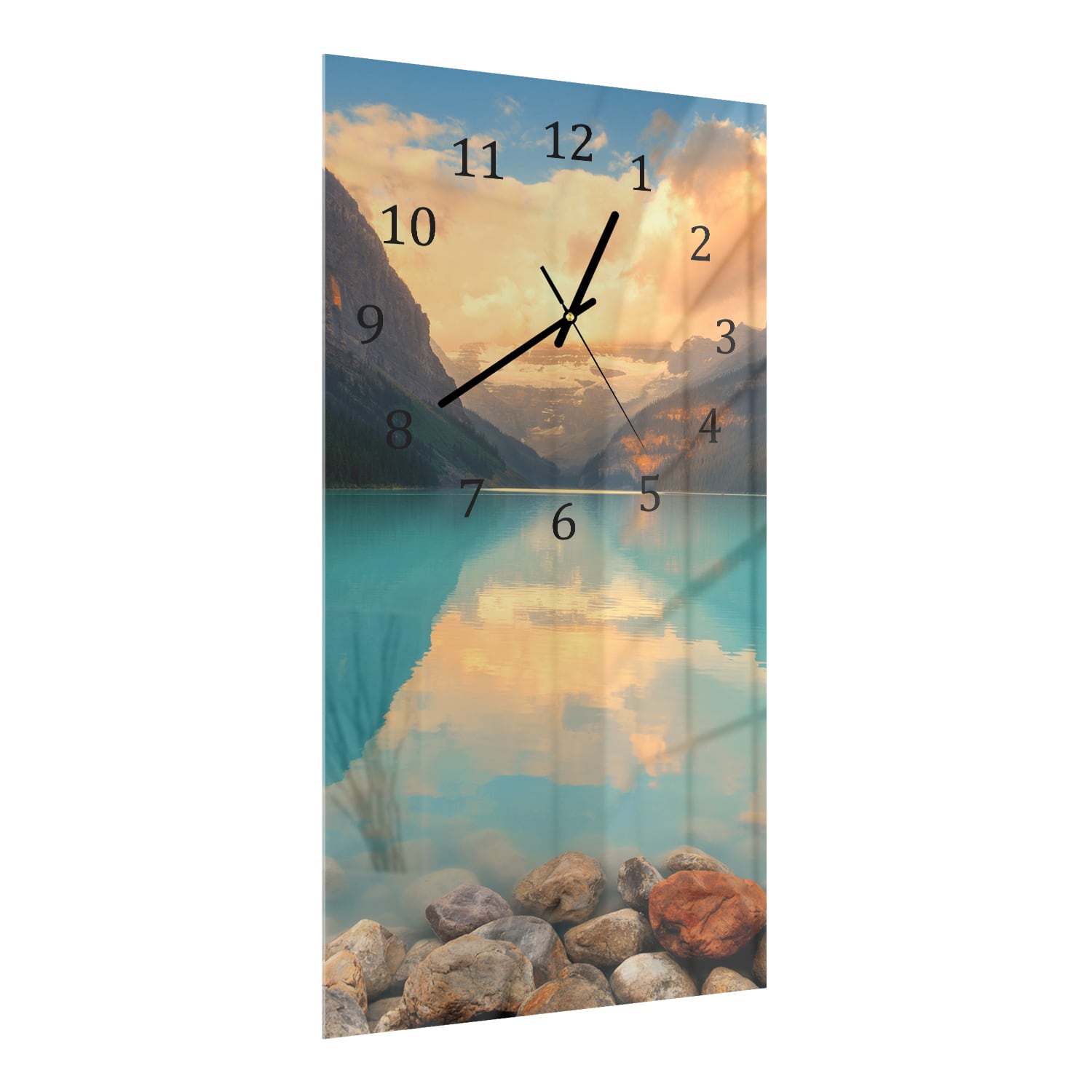 Wanduhr 30x60 - Nationalpark Banff