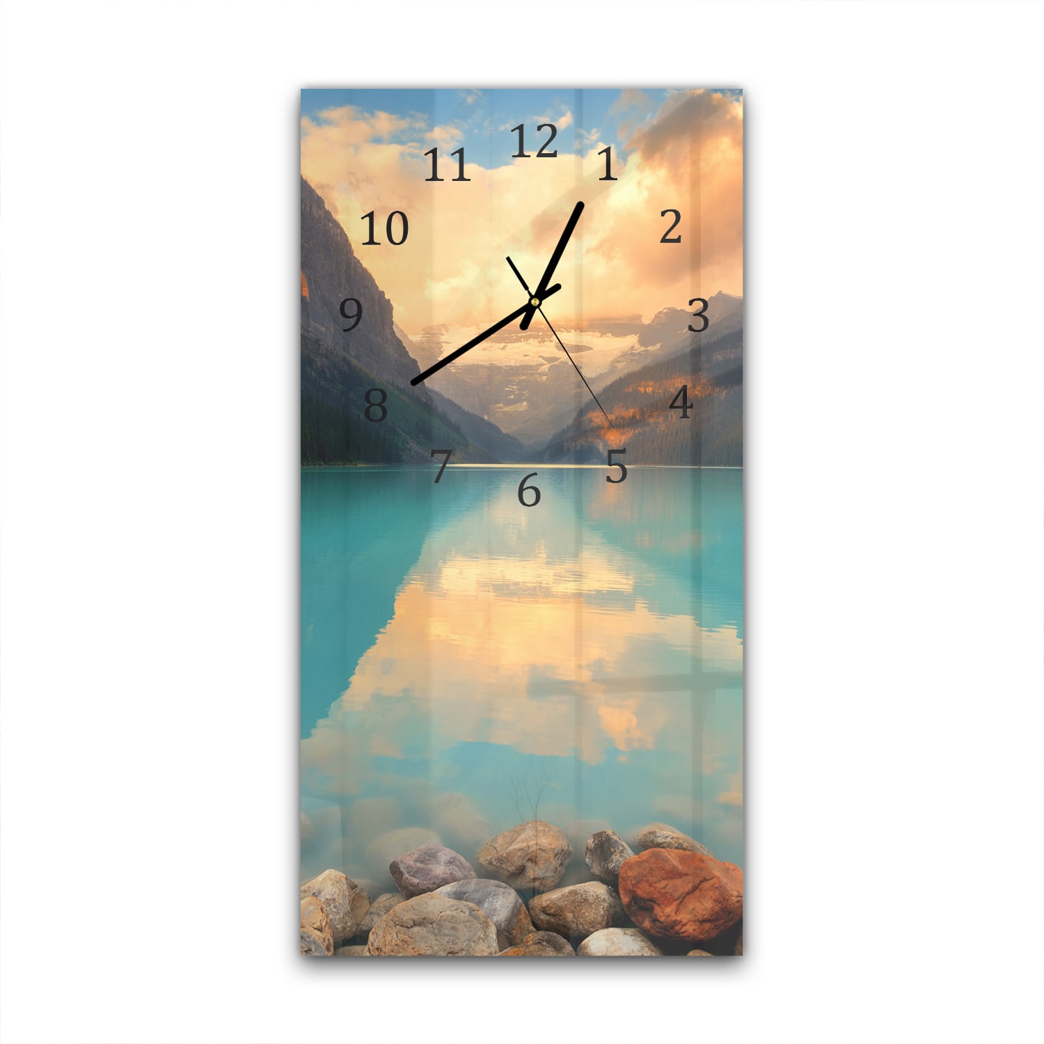 Wanduhr 30x60 - Nationalpark Banff
