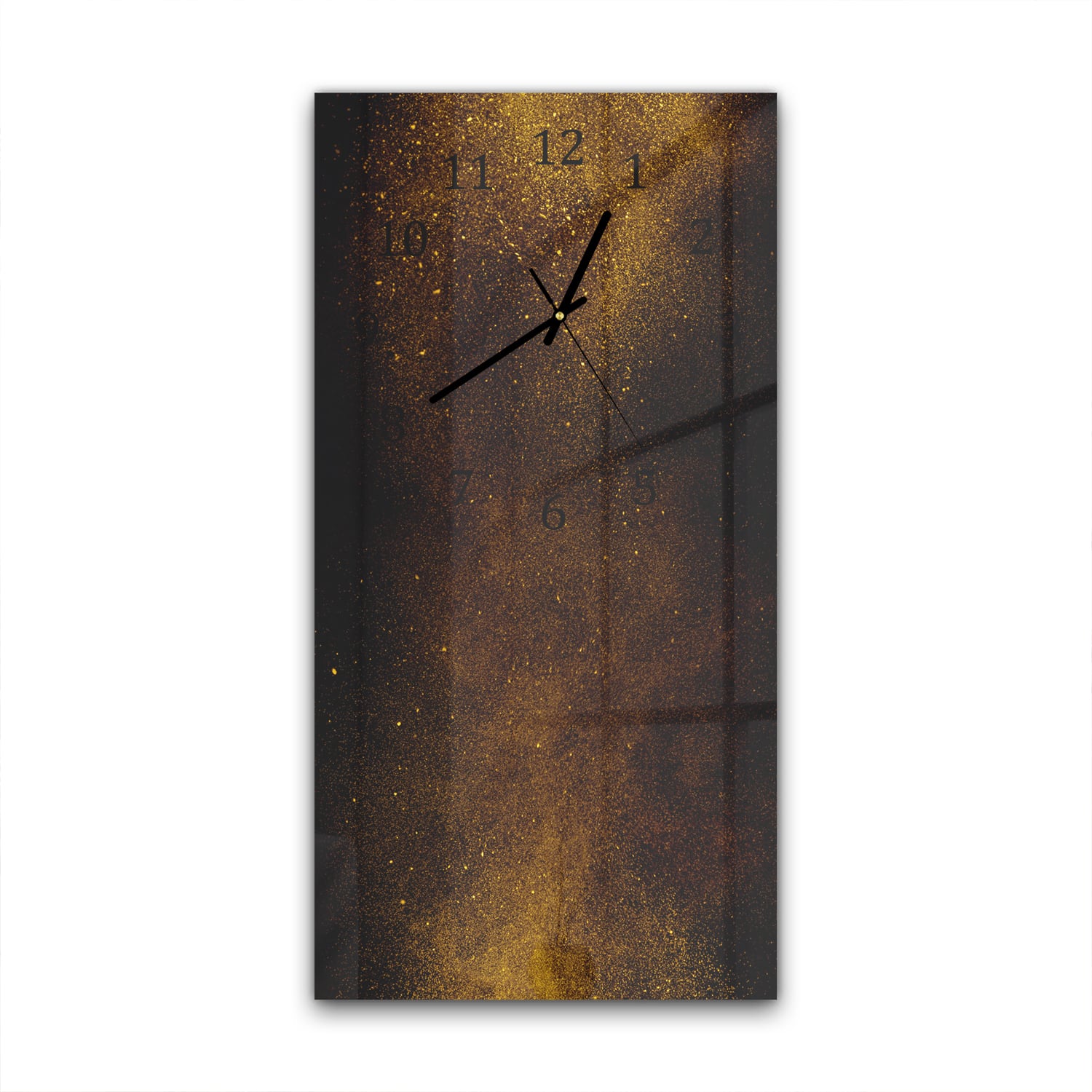 Wanduhr 30x60 - Goldstaubexplosion