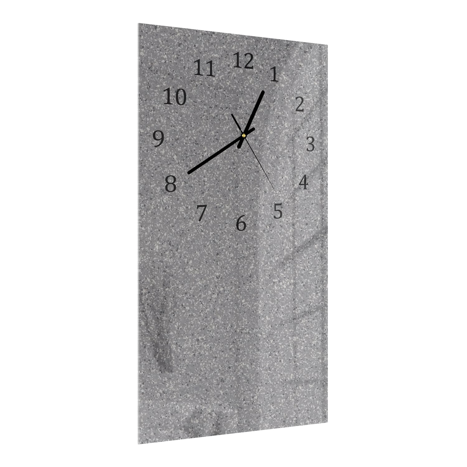Wanduhr 30x60 - Grauer Granit