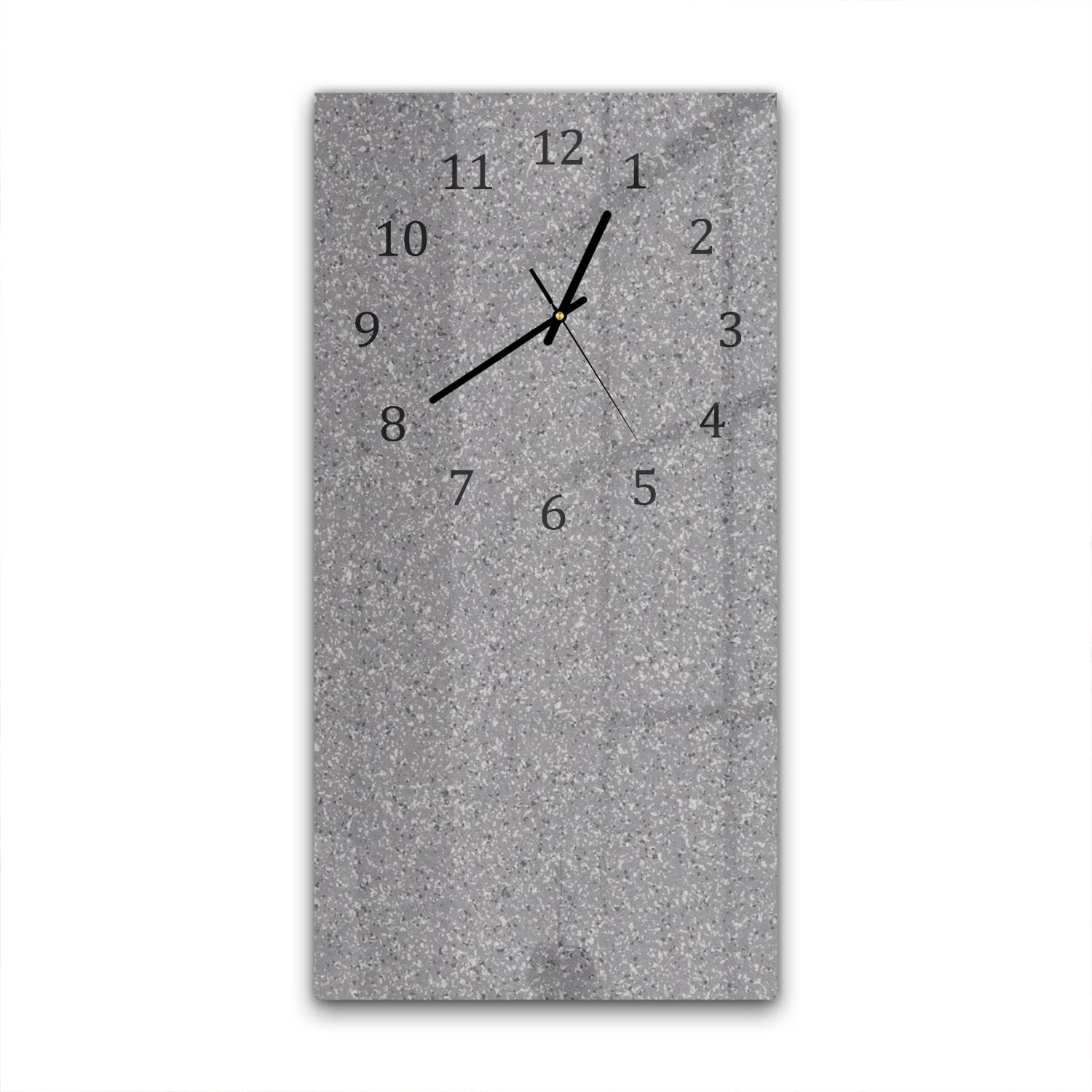 Wanduhr 30x60 - Grauer Granit