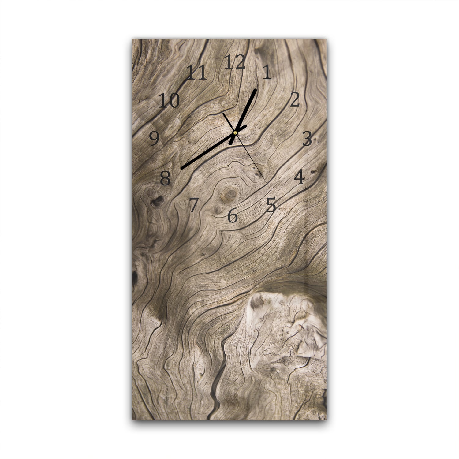 Wanduhr 30x60 - Treibholz