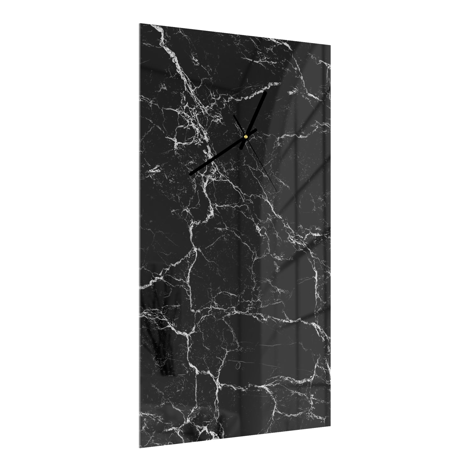 Wanduhr 30x60 - Nachtmarmor