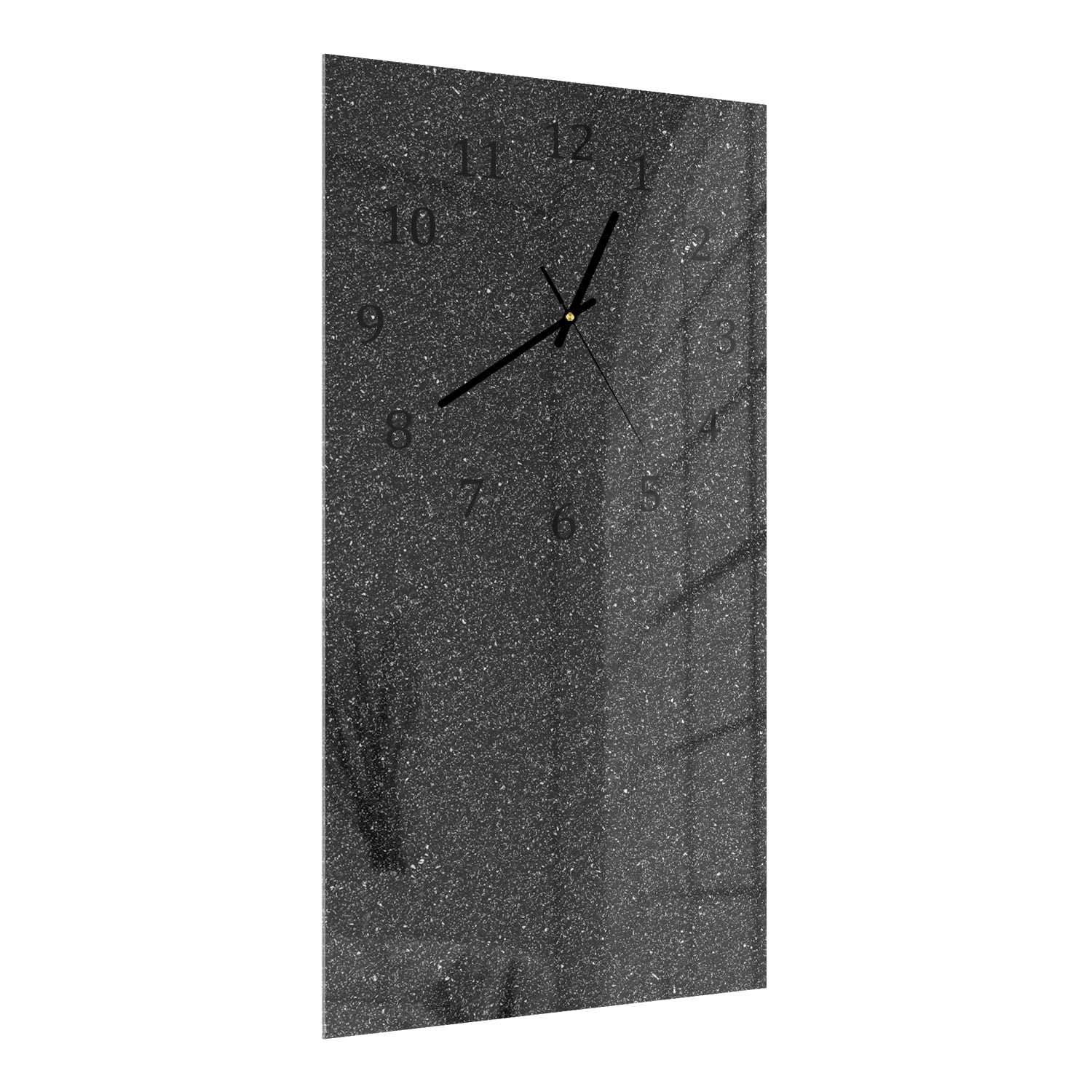 Wanduhr 30x60 - Asphalt-Textur