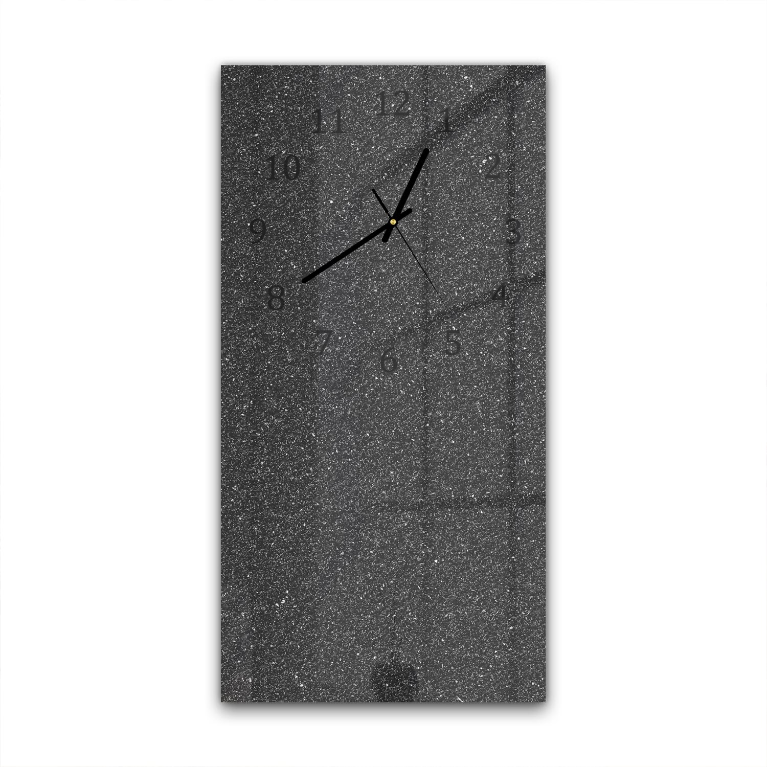 Wanduhr 30x60 - Asphalt-Textur