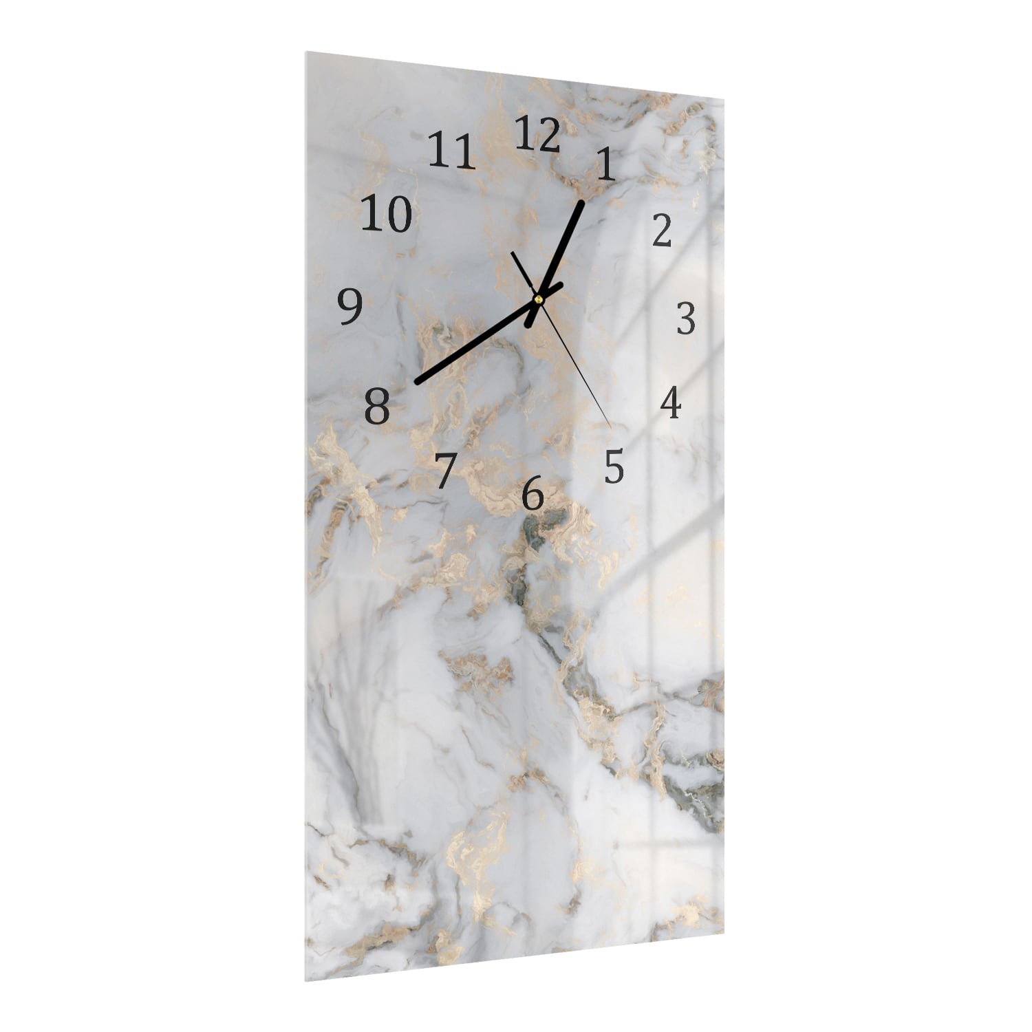 Wanduhr 30x60 - Luxuriöser Marmor