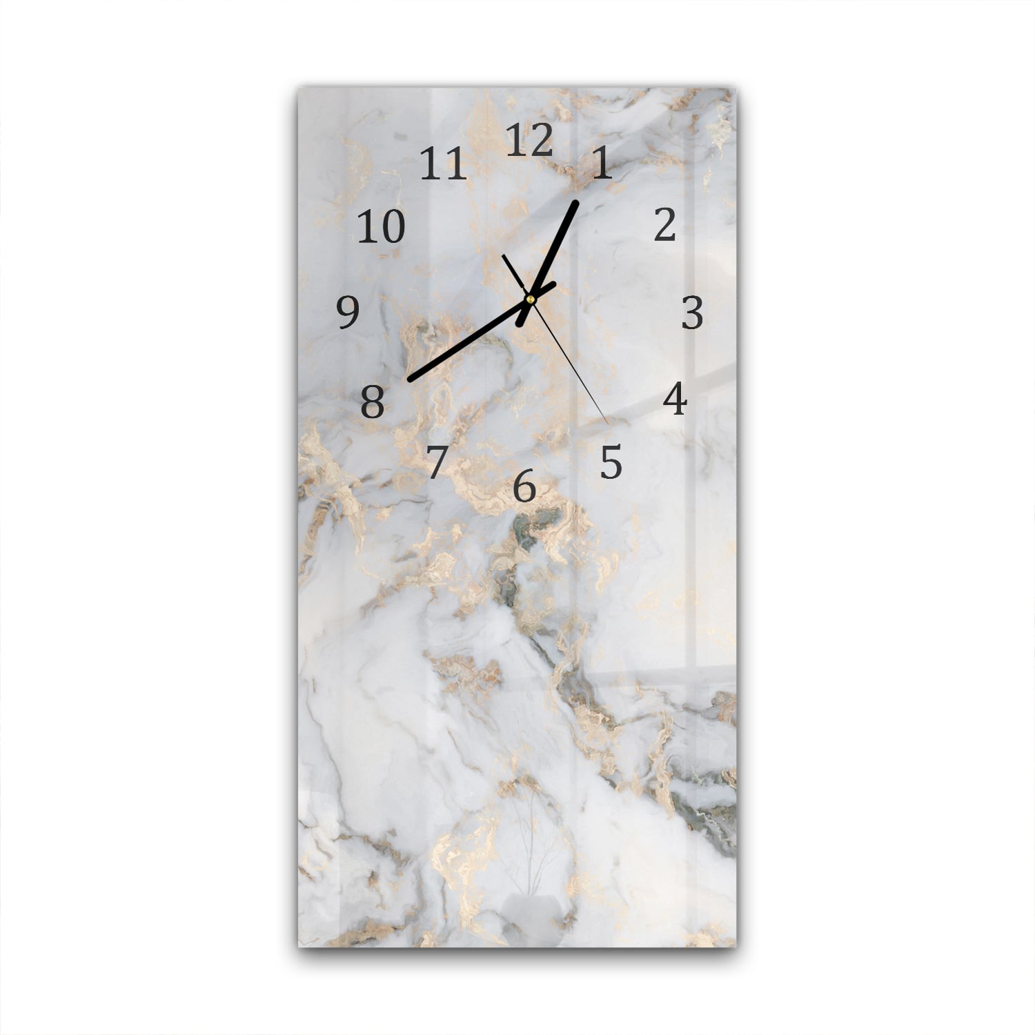 Wanduhr 30x60 - Luxuriöser Marmor