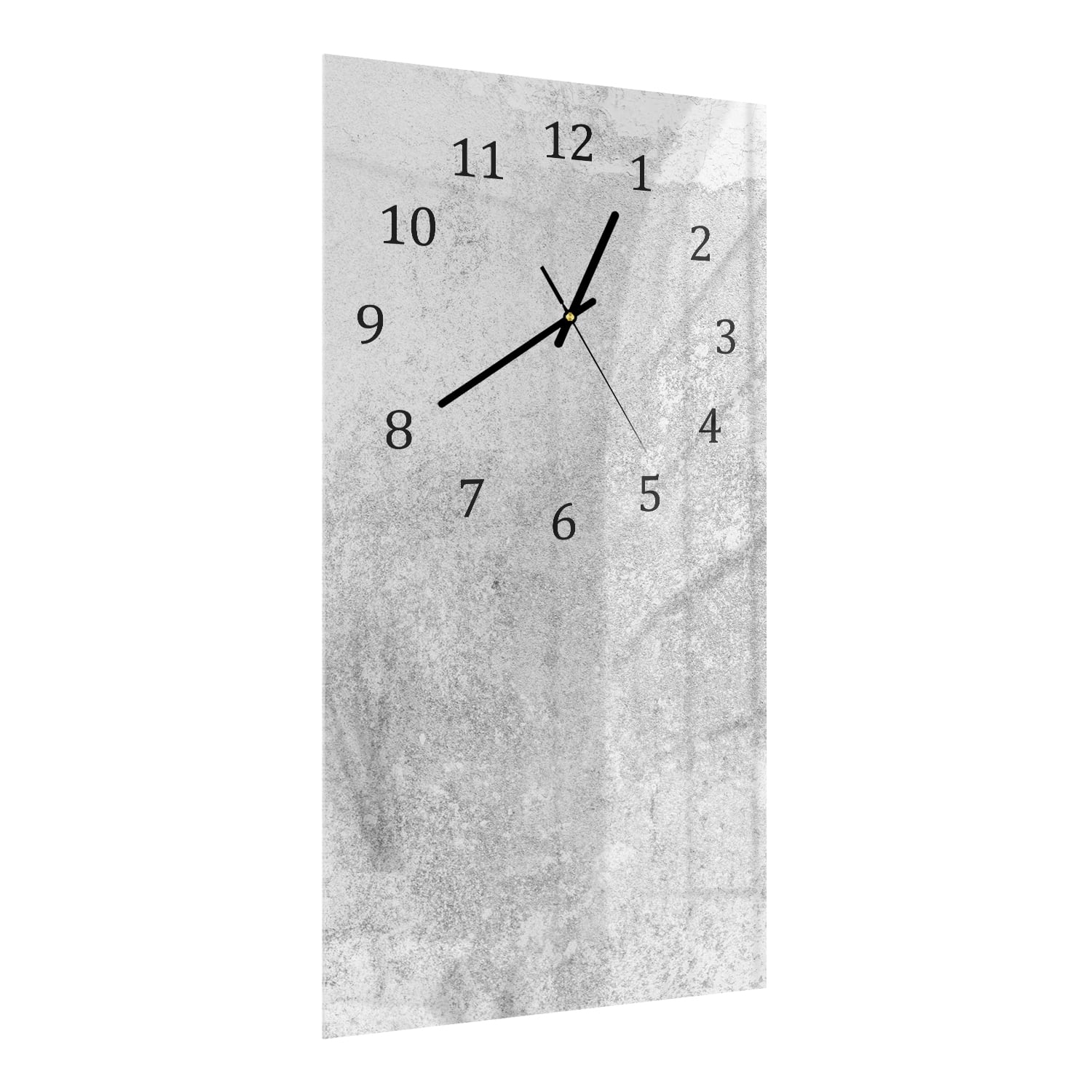 Wanduhr 30x60 - Grauer Kalkstein
