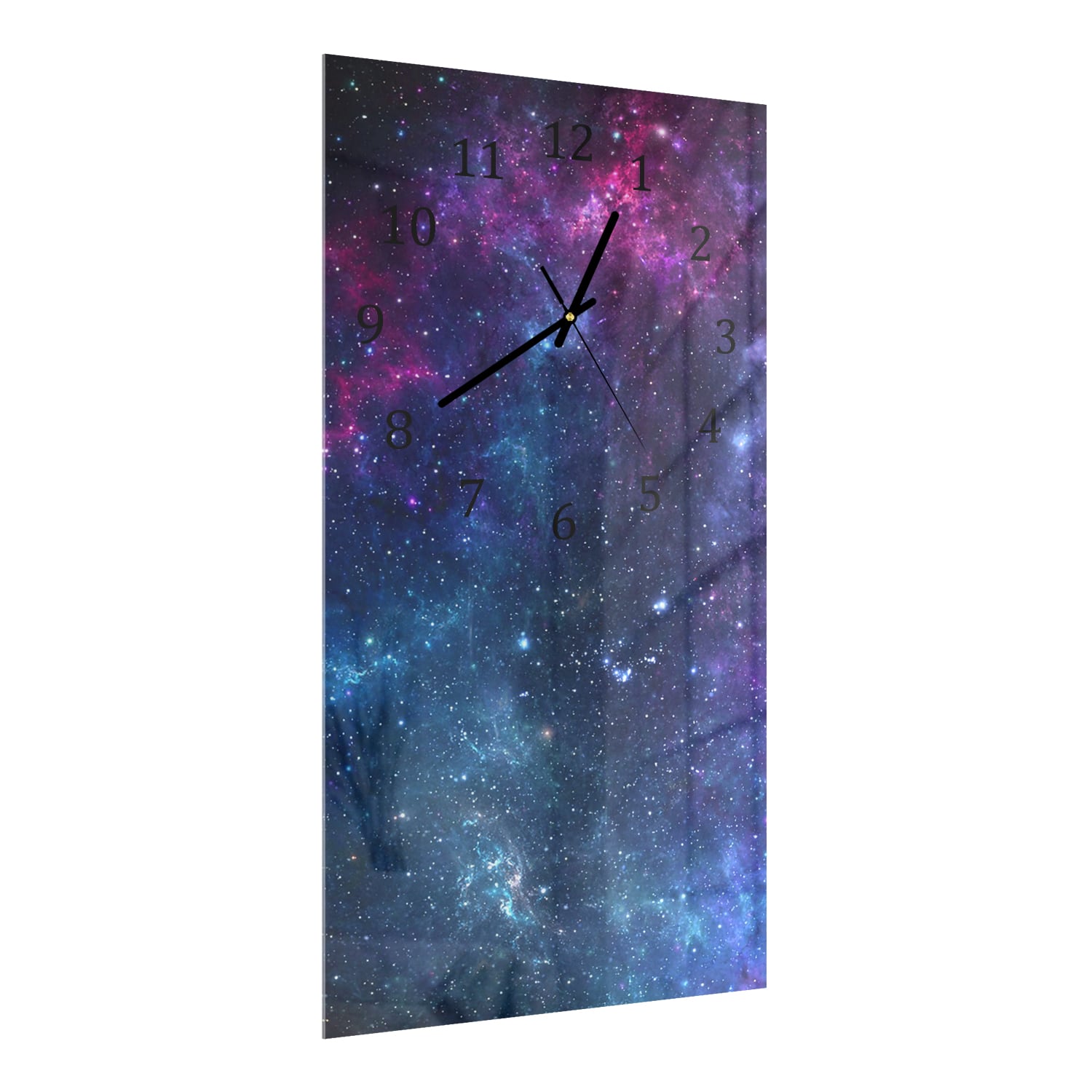 Wanduhr 30x60 - Tiefen des Weltraums