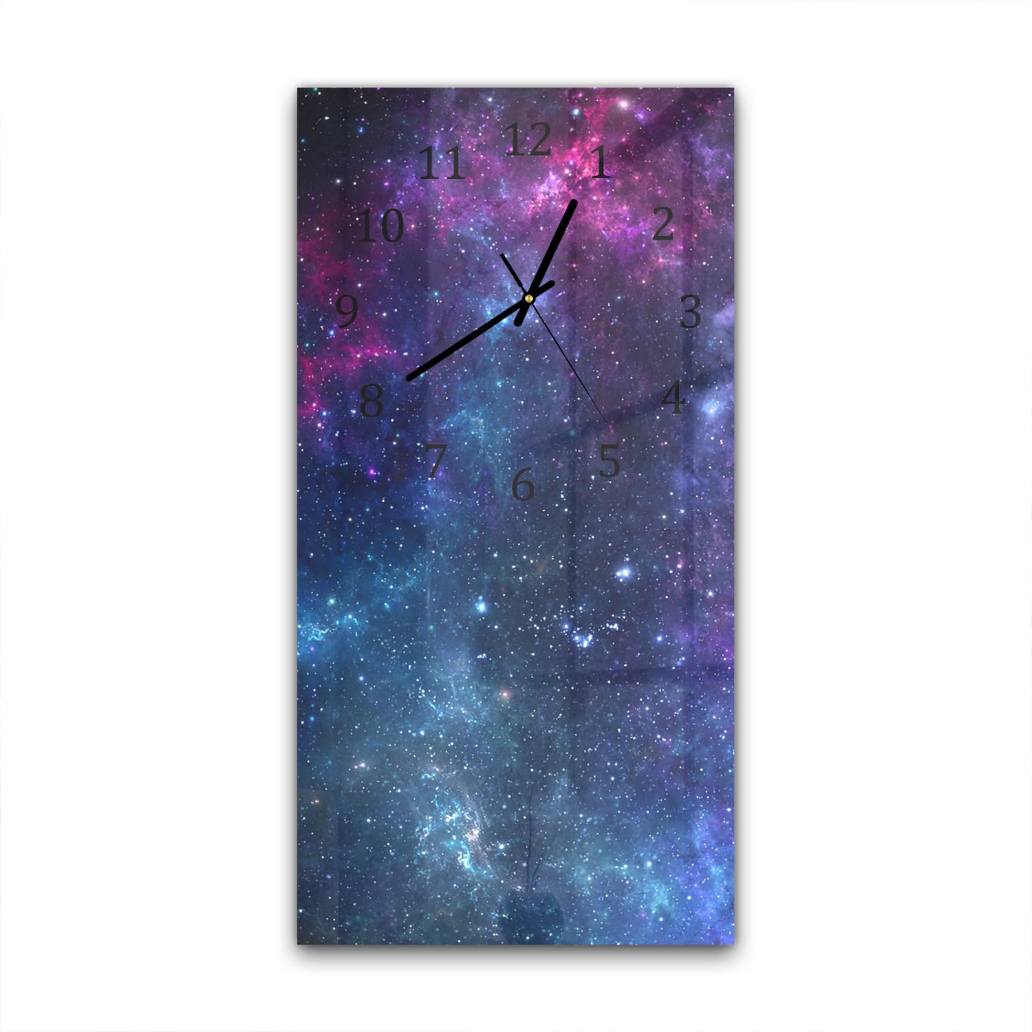 Wanduhr 30x60 - Tiefen des Weltraums