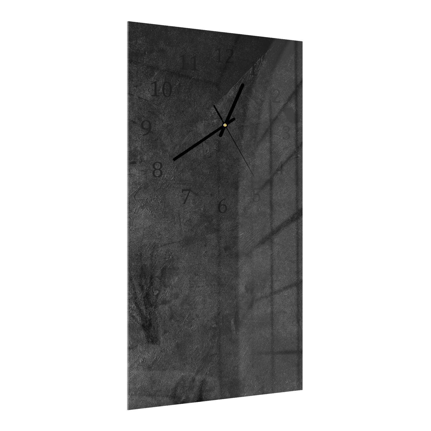 Wanduhr 30x60 - Dunkle Wand