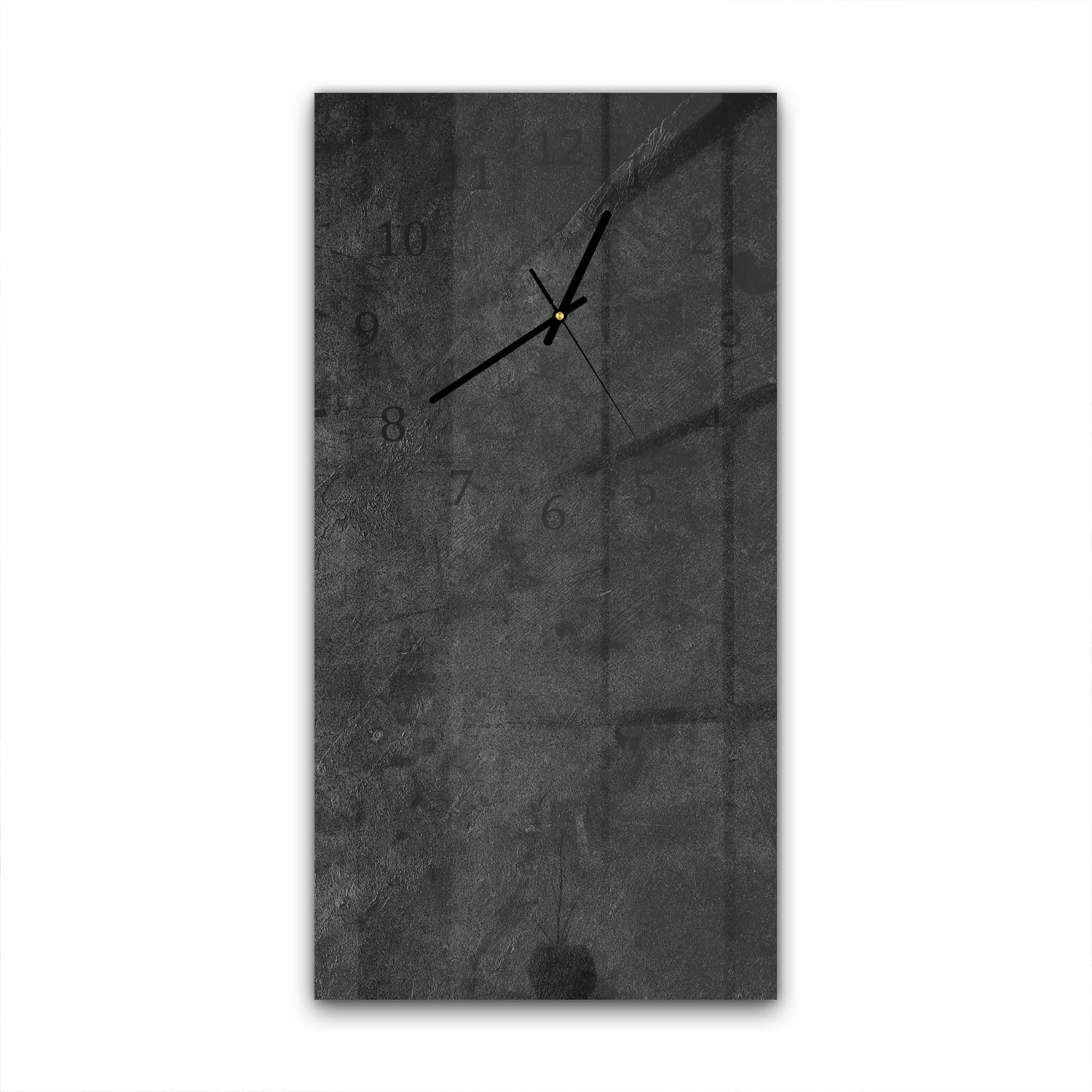 Wanduhr 30x60 - Dunkle Wand