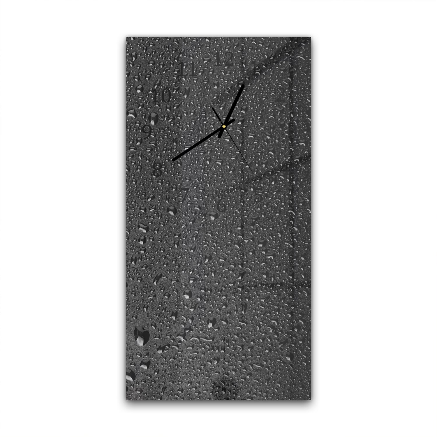 Wanduhr 30x60 - Wassertropfen