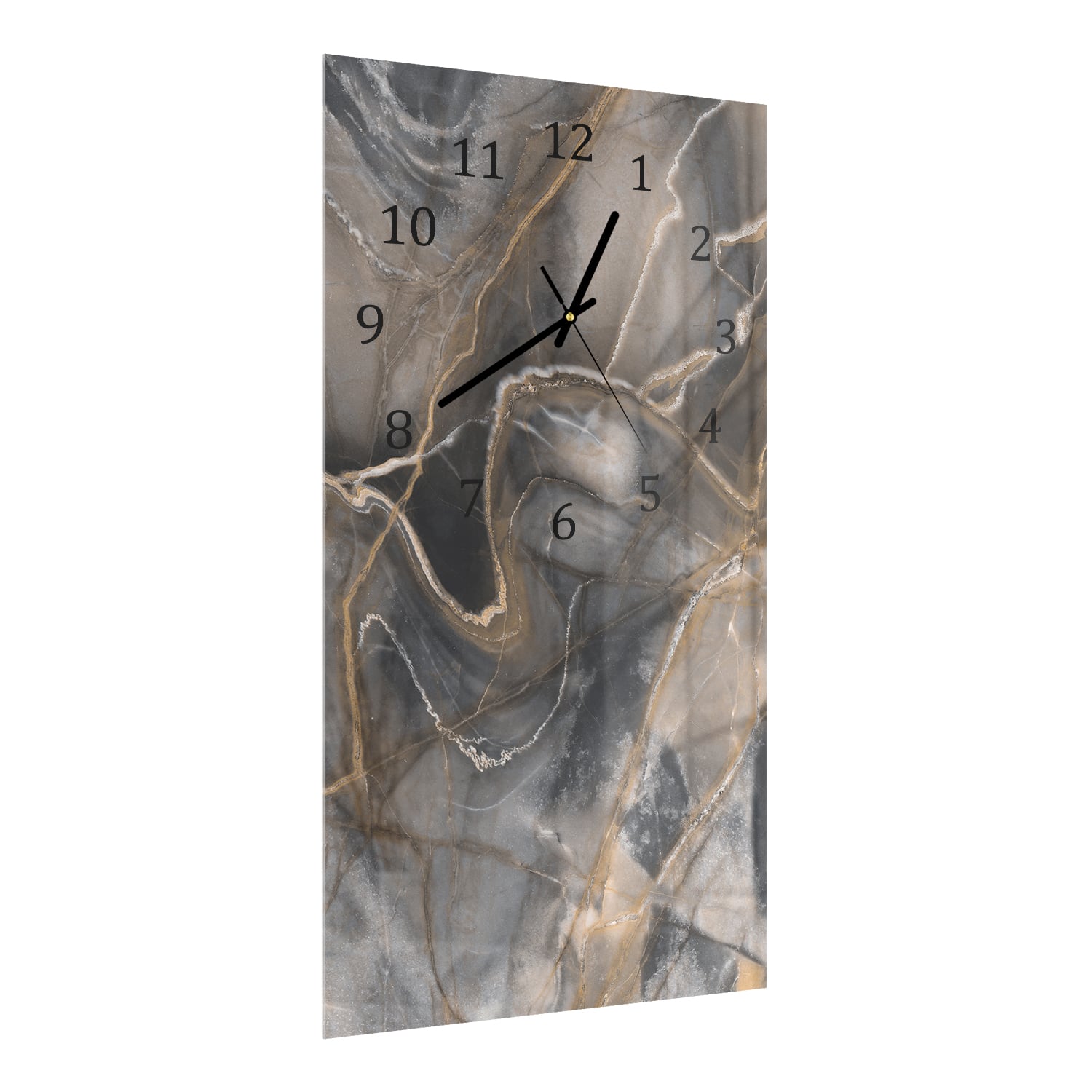Wanduhr 30x60 - Antiker Marmor