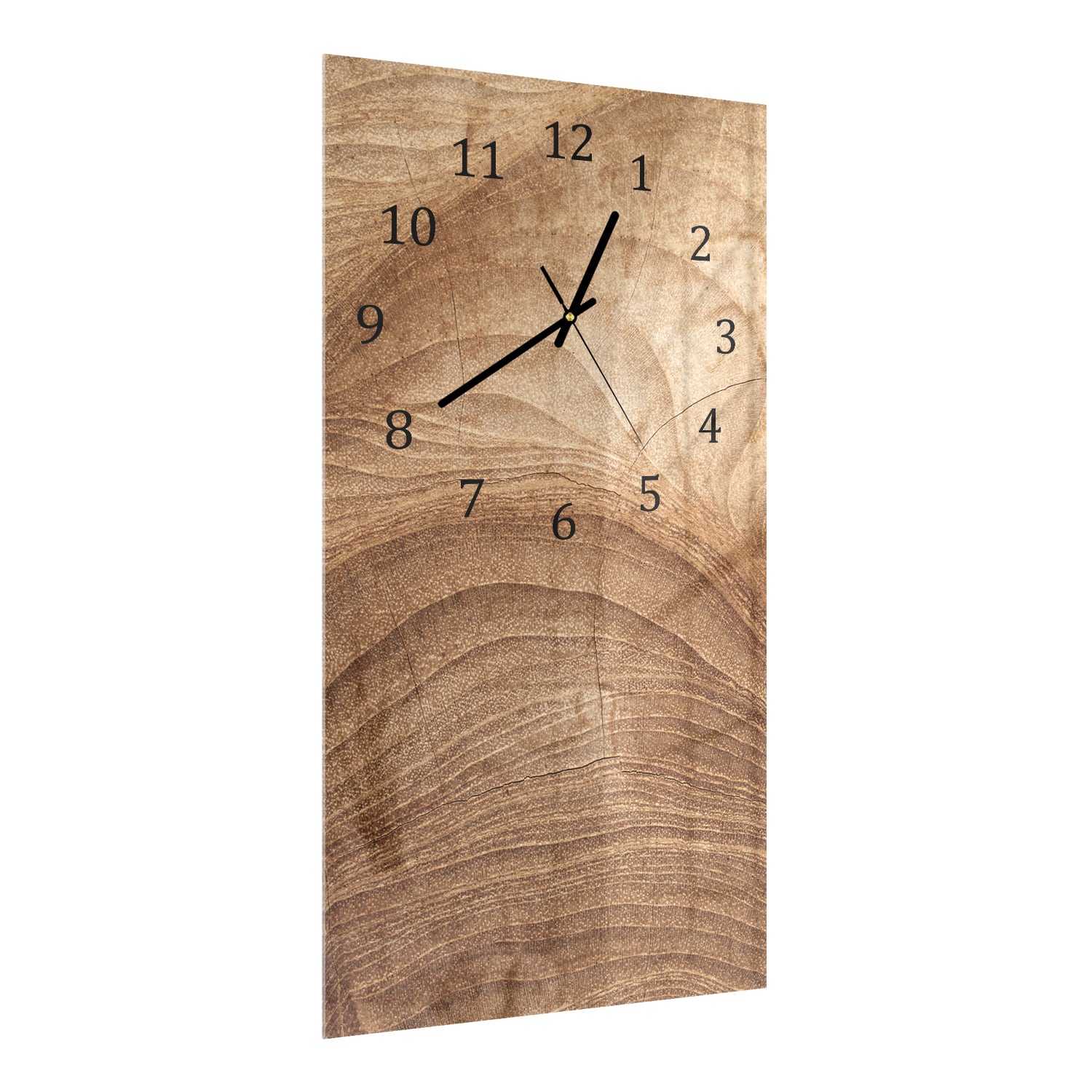 Wanduhr 30x60 - Holztextur