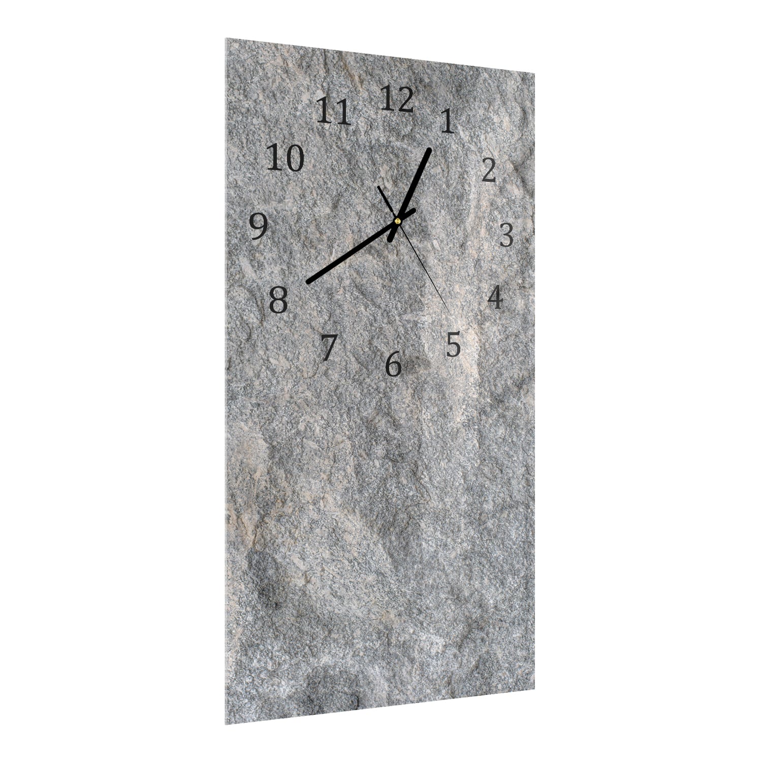Wanduhr 30x60 - Granit-Steintextur