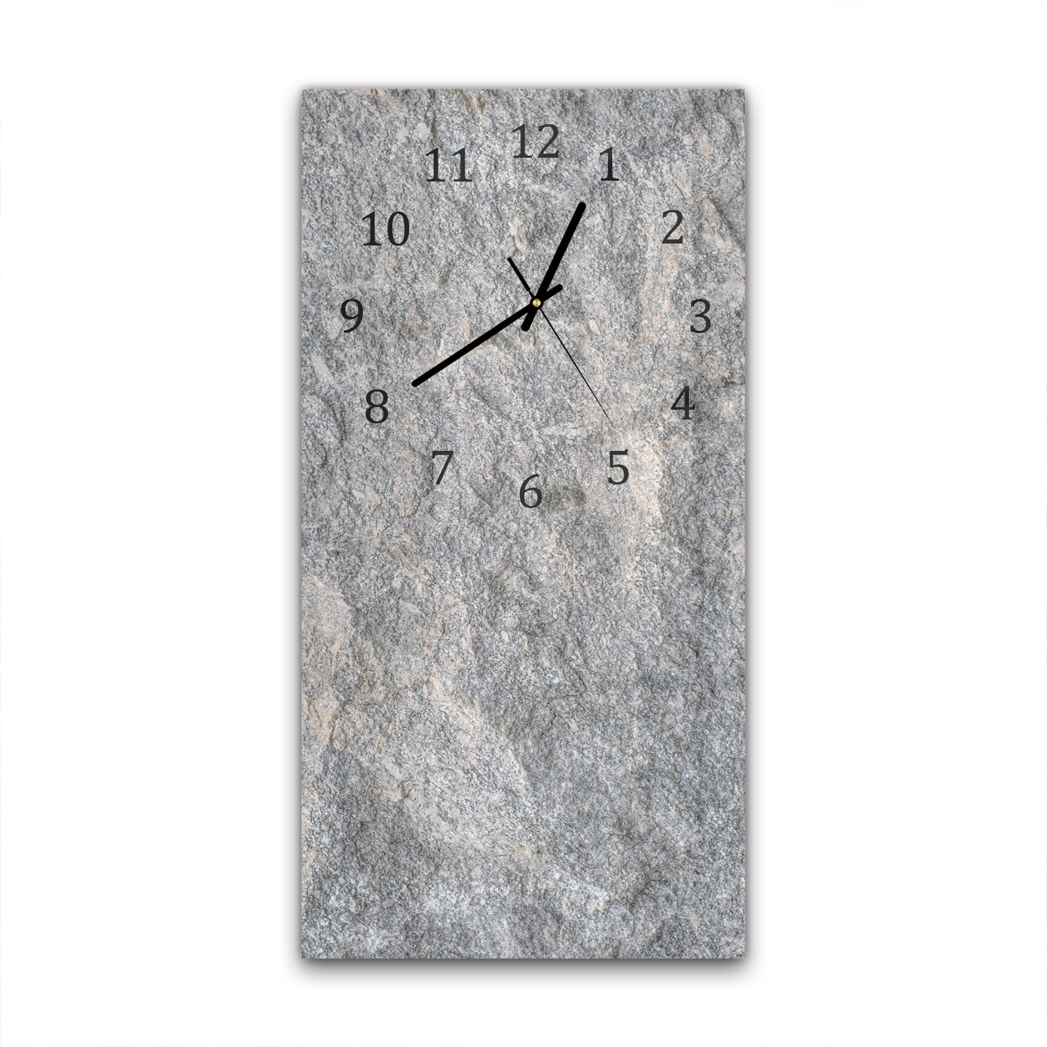 Wanduhr 30x60 - Granit-Steintextur