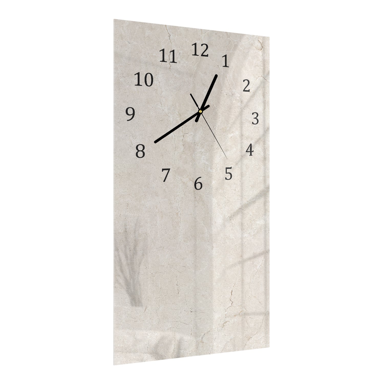 Wanduhr 30x60 - Marmor-Textur