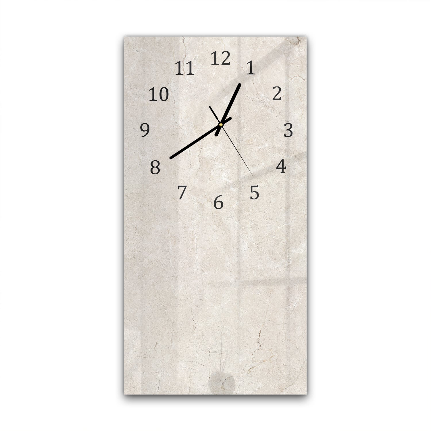 Wanduhr 30x60 - Marmor-Textur