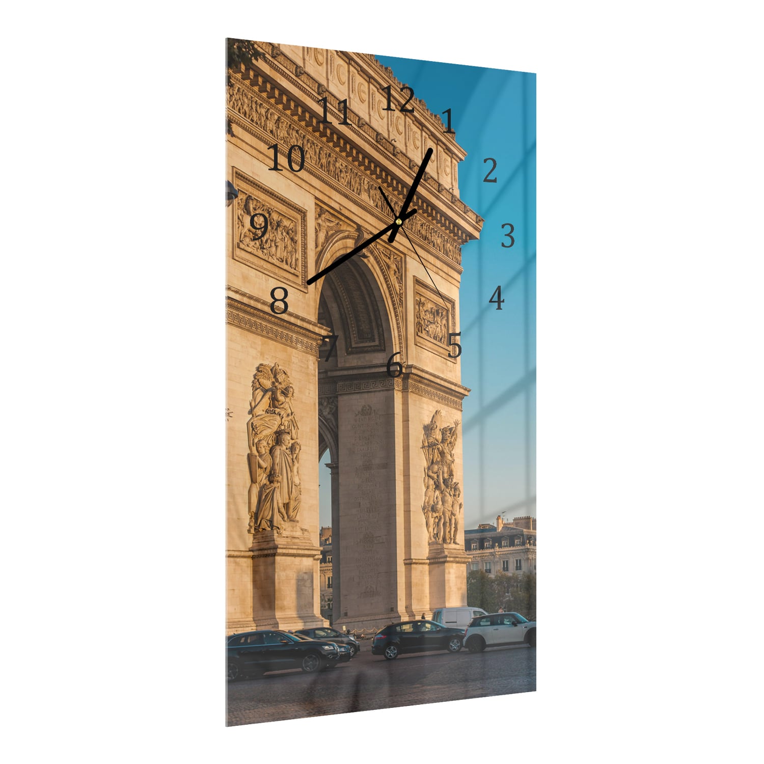 Wanduhr 30x60 - Arc de Triomphe