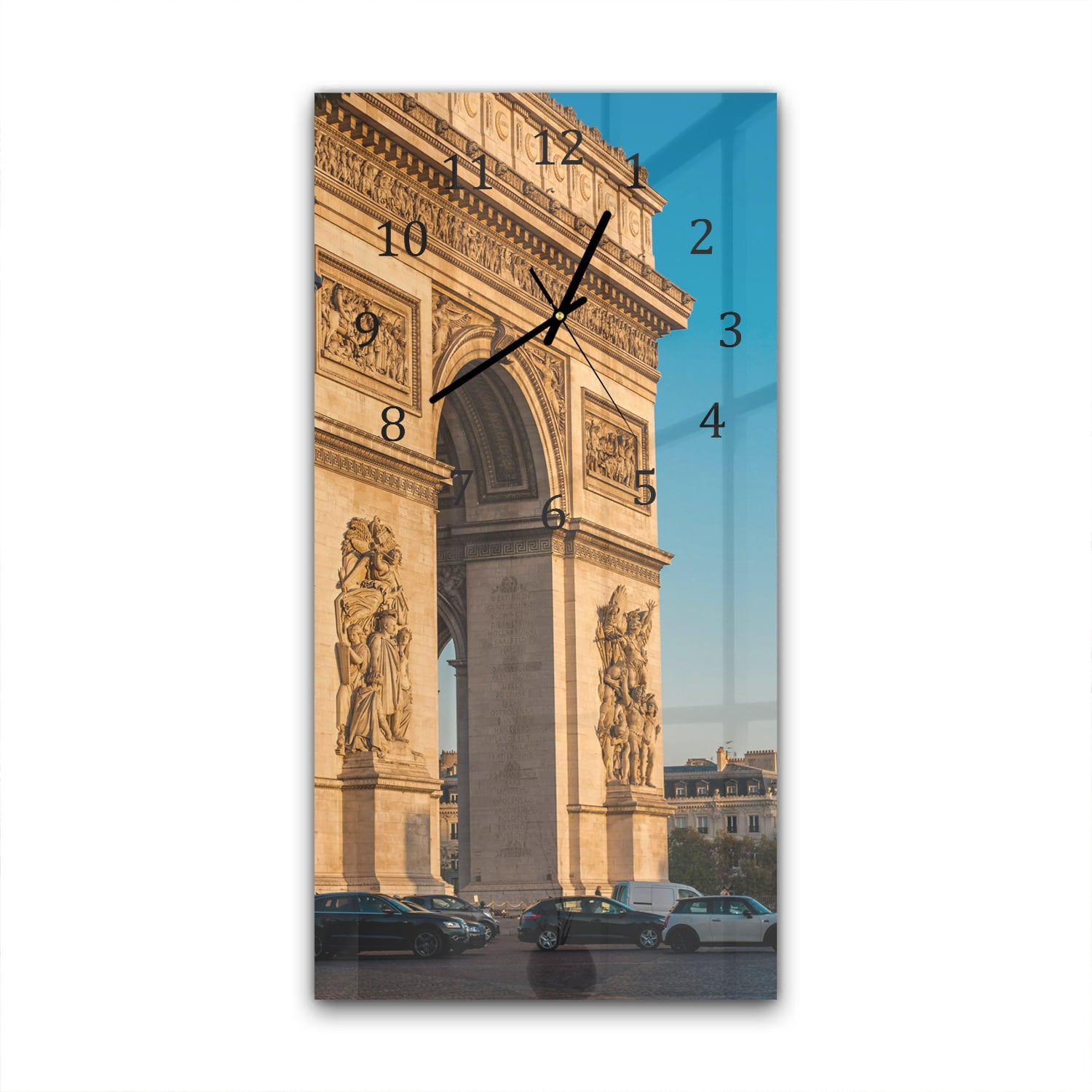 Wanduhr 30x60 - Arc de Triomphe
