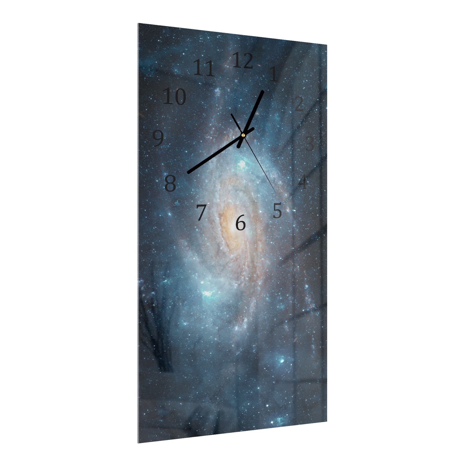 Wanduhr 30x60 - Spiralgalaxie