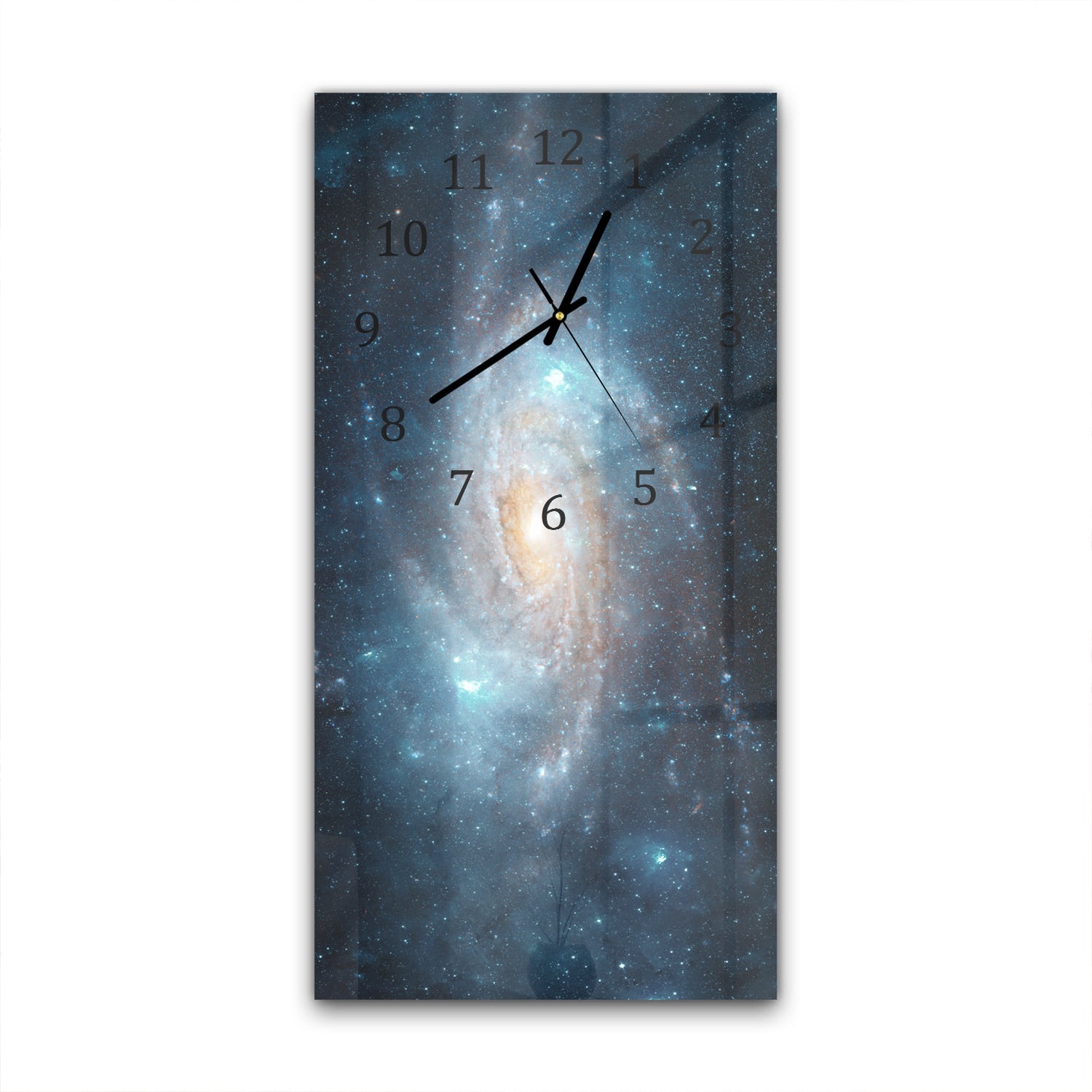 Wanduhr 30x60 - Spiralgalaxie