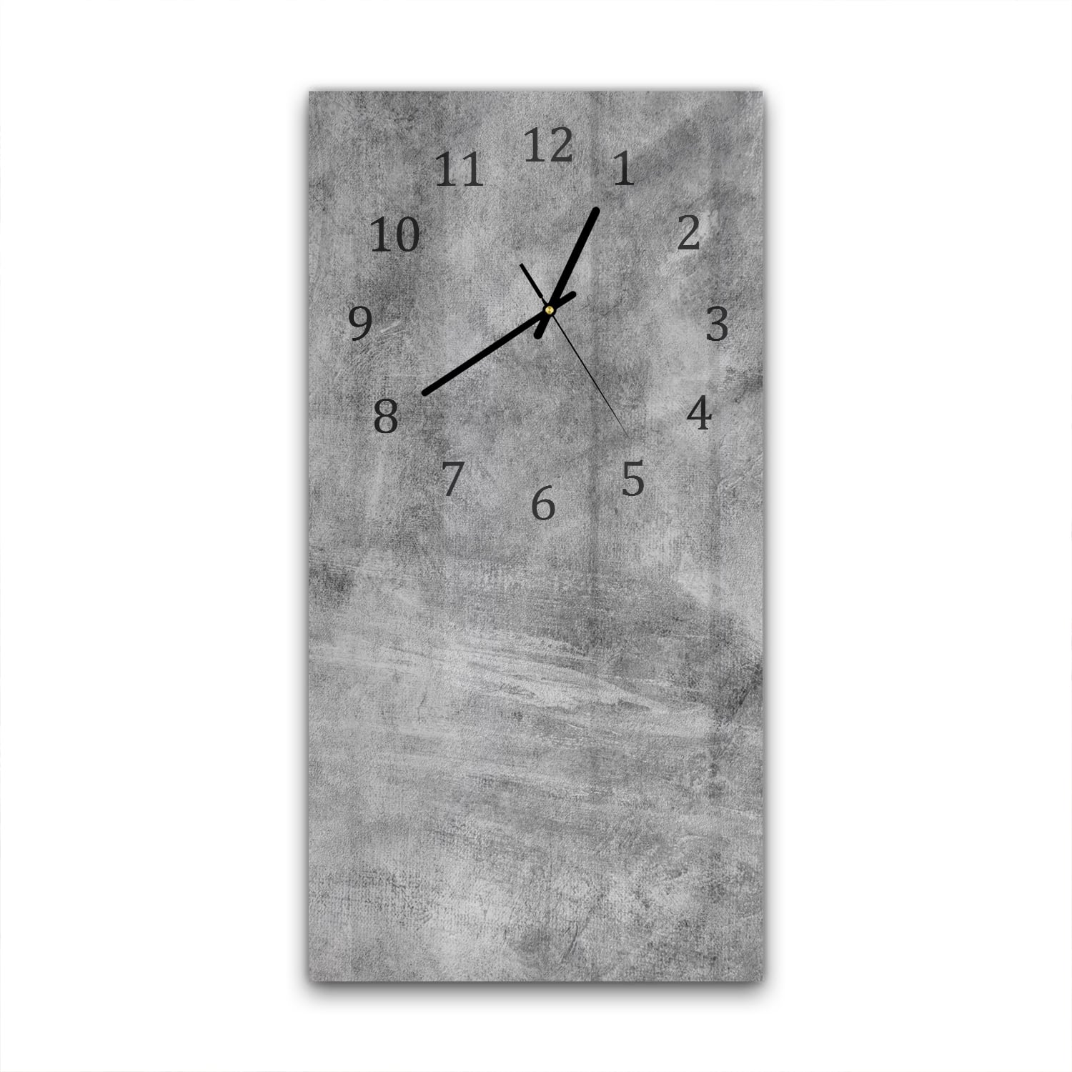 Wanduhr 30x60 - Graue Wand